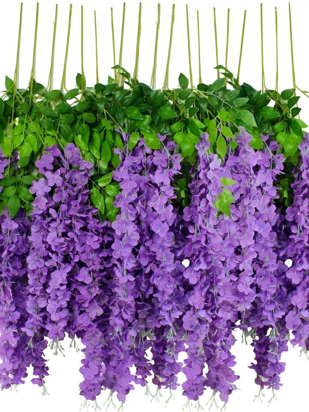 

WELL ART GALLERY Purple 6 Pieces Hanging Blossom Artificial Flowers