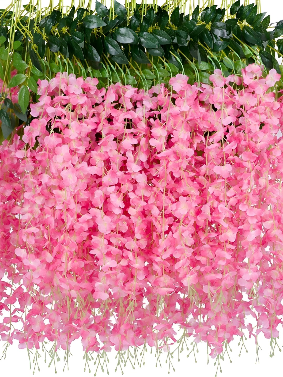 

WELL ART GALLERY Pink 10 Pieces Hanging Blossom Artificial Flowers