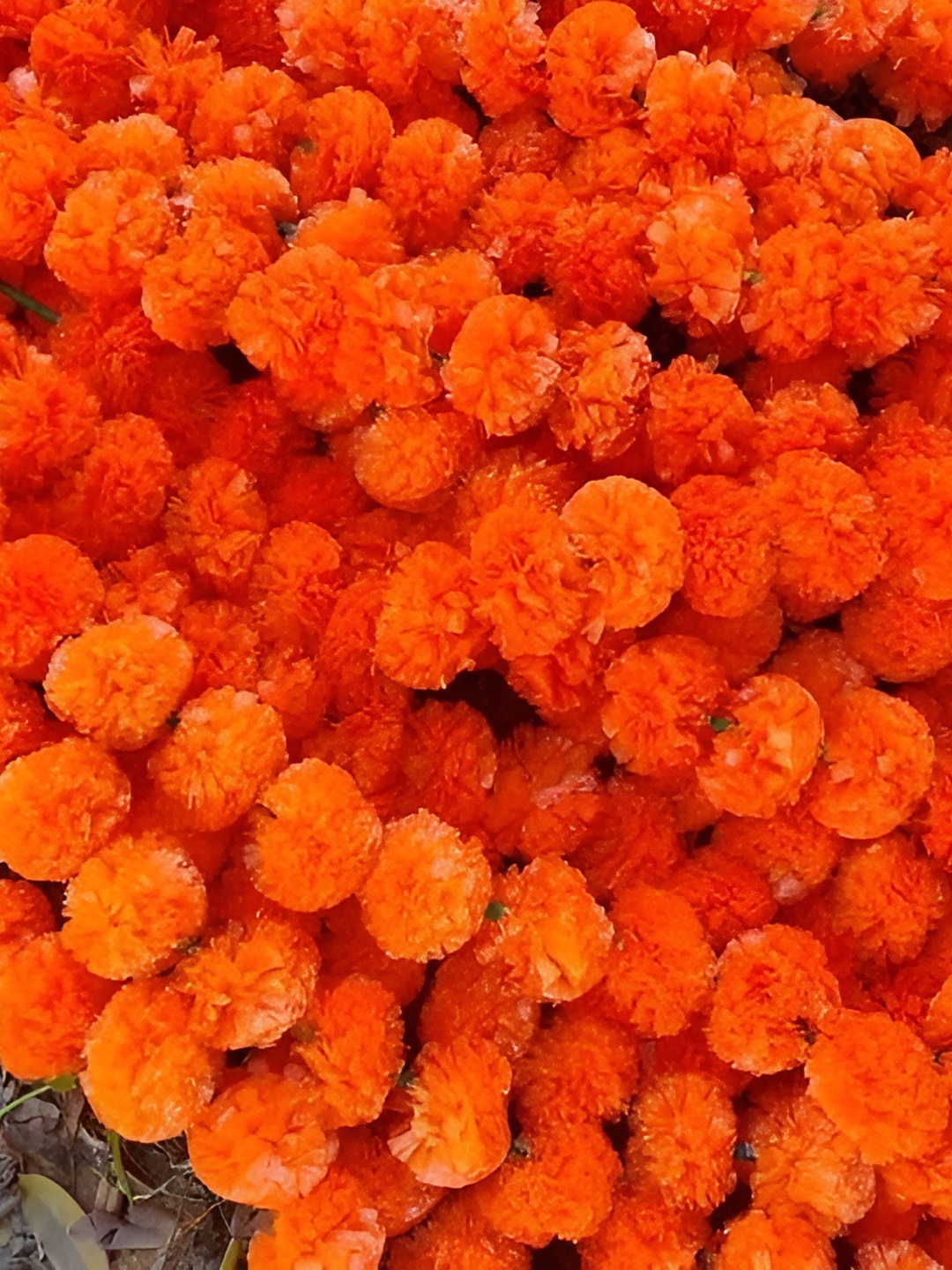

WELL ART GALLERY Orange 5 Pieces Marigold Artificial Flowers