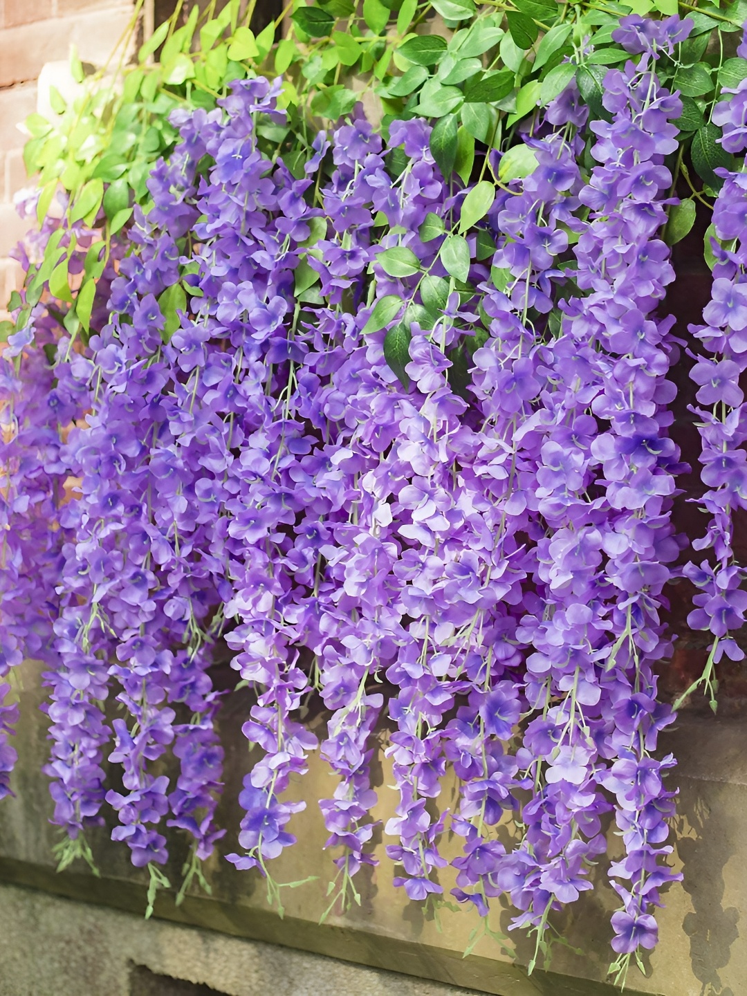 

WELL ART GALLERY Purple 4 Pieces Hanging Blossom Artificial Flowers