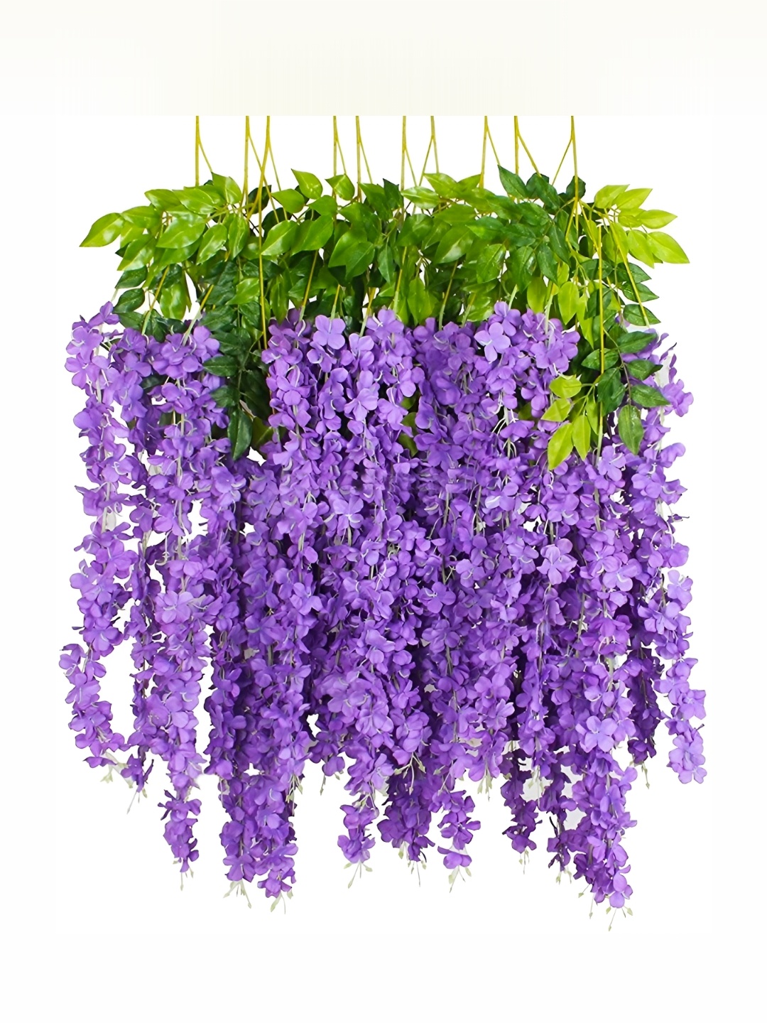 

WELL ART GALLERY Purple 4 Pieces Hanging Blossom Artificial Flower