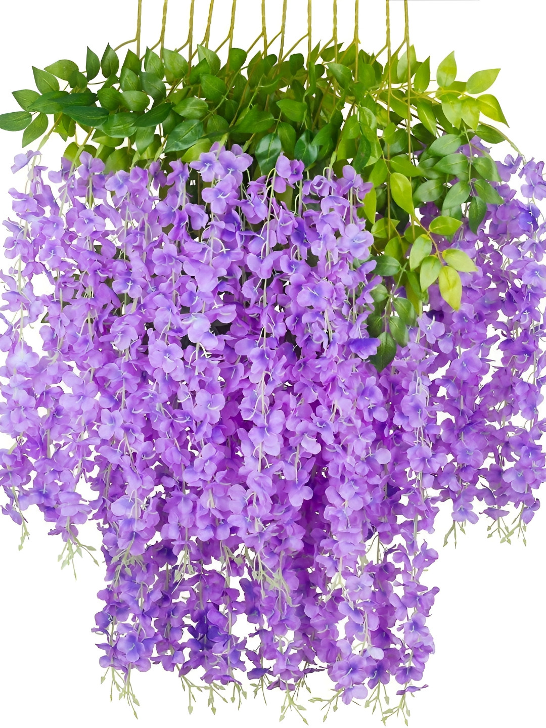 

WELL ART GALLERY Purple 4 Pieces Hanging Blossom Artificial Flowers