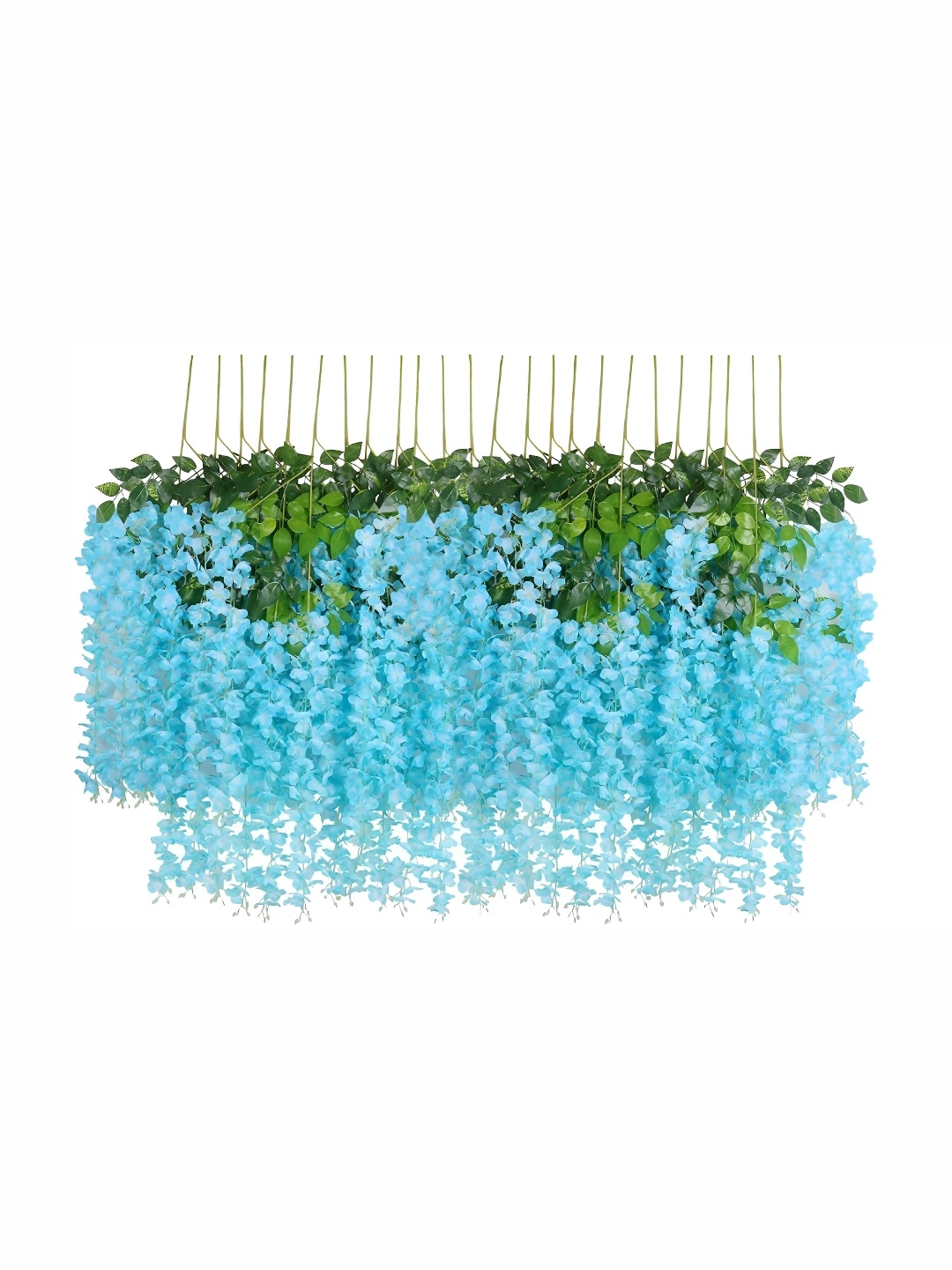 

WELL ART GALLERY Blue 10 Pieces Hanging Blossom Artificial Flower