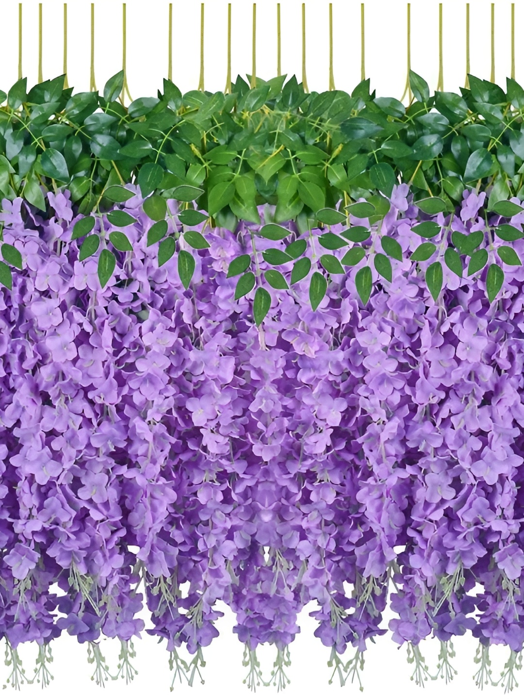 

WELL ART GALLERY Purple 10 Pieces Hanging Blossom Artificial Flower