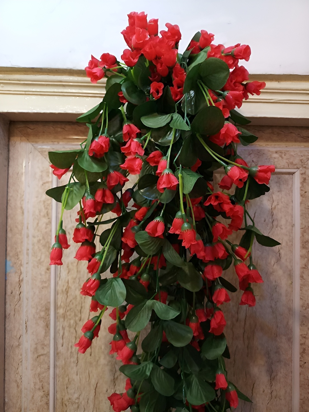 

WELL ART GALLERY Red Orchid Artificial Flower