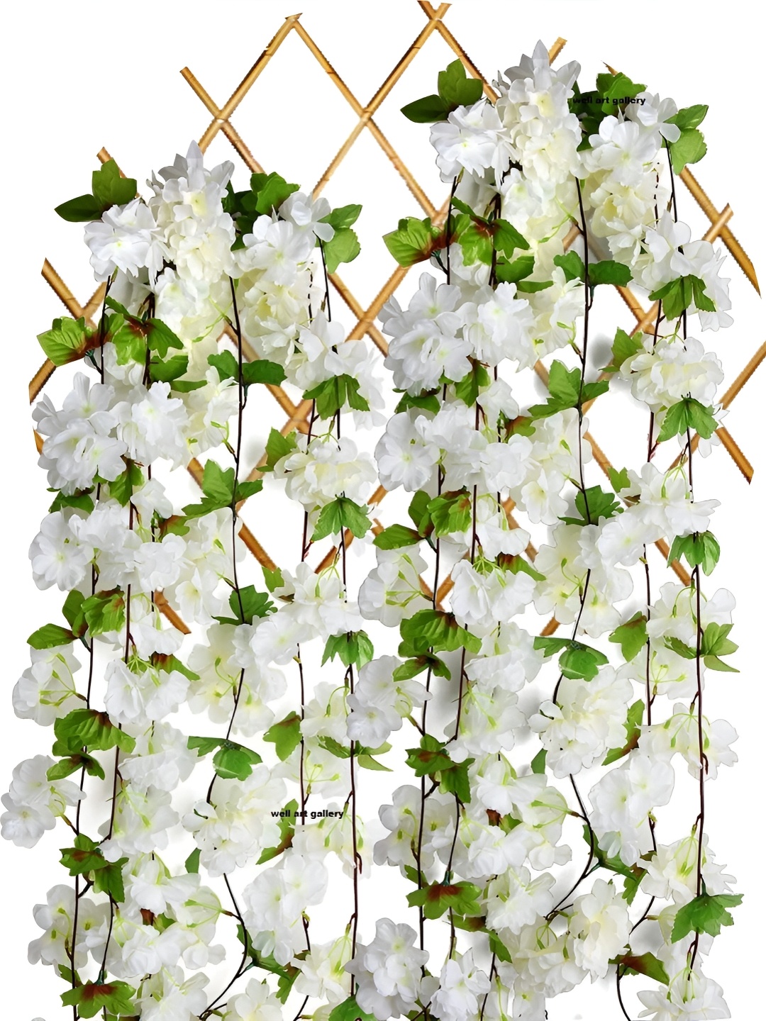 

WELL ART GALLERY White 10 Pieces Cherry Blossom Artificial Flower