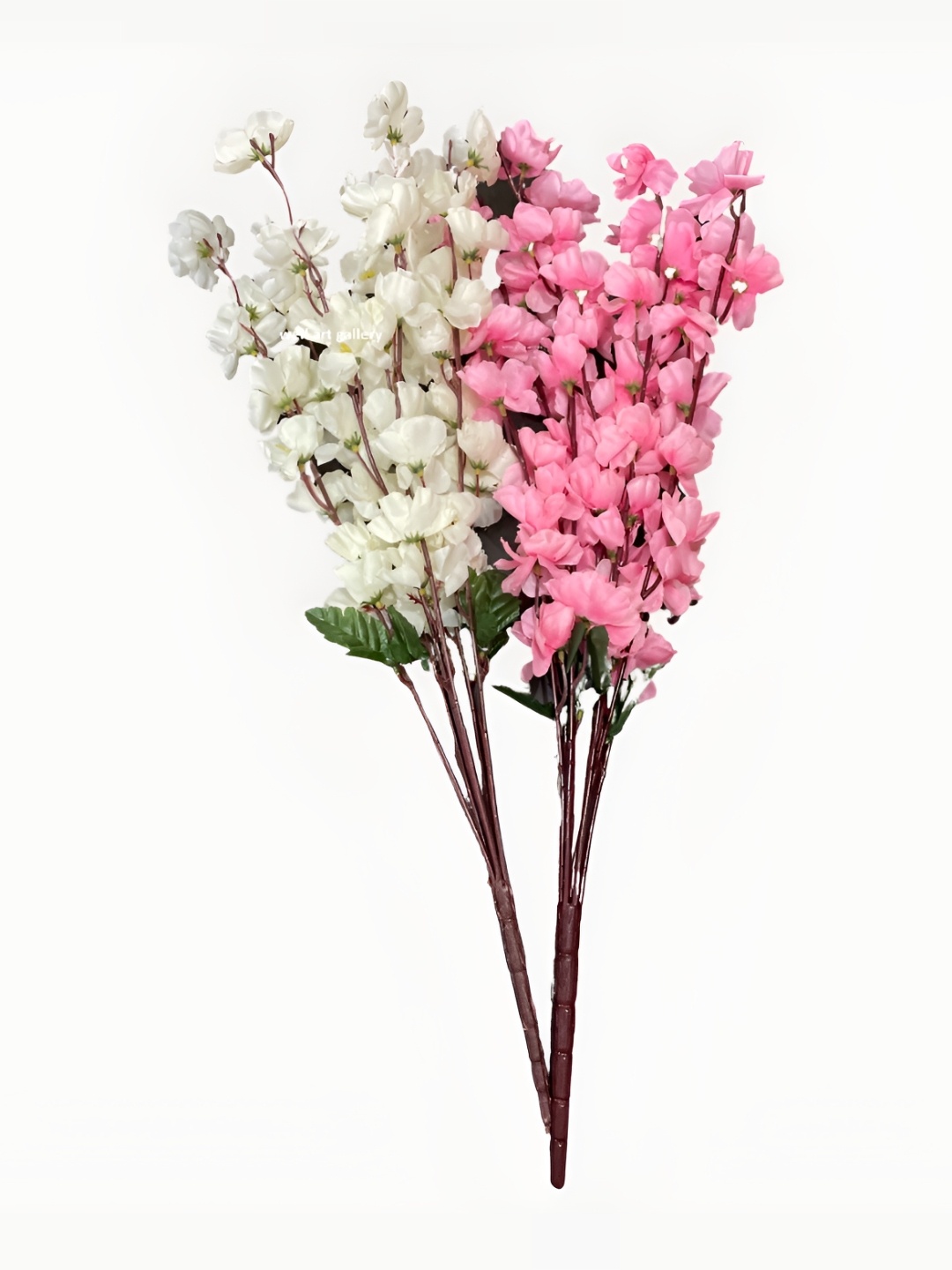 

WELL ART GALLERY White & Pink 2 Pieces Blossom Artificial Flower