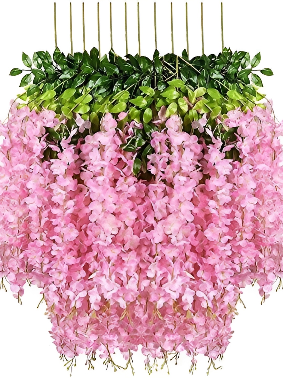 

WELL ART GALLERY Pink 6 Pieces Hanging Blossom Artificial Flowers