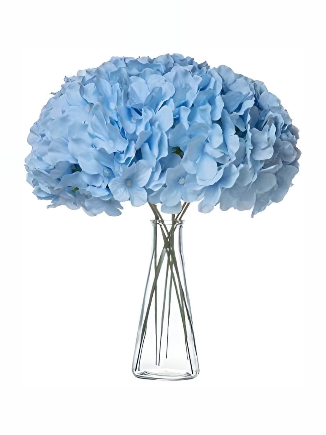 

WELL ART GALLERY Blue & Green 5 Pieces Hydrangea Artificial Flowers
