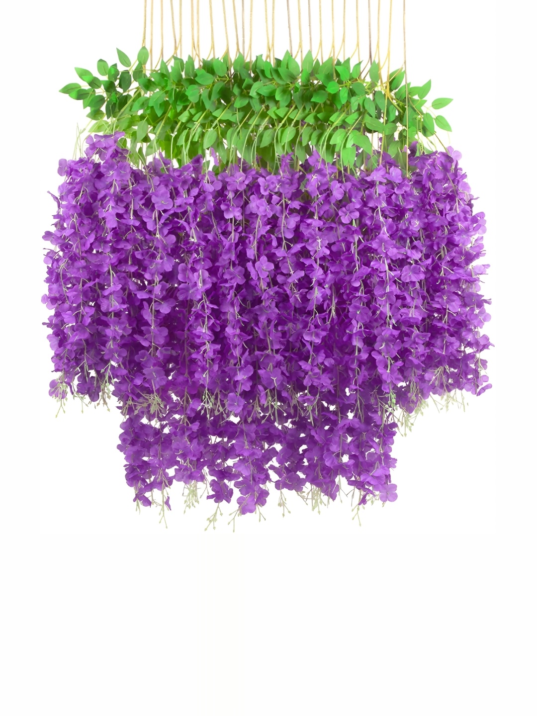 

WELL ART GALLERY Purple 6 Pieces Hanging Blossom Artificial Flowers