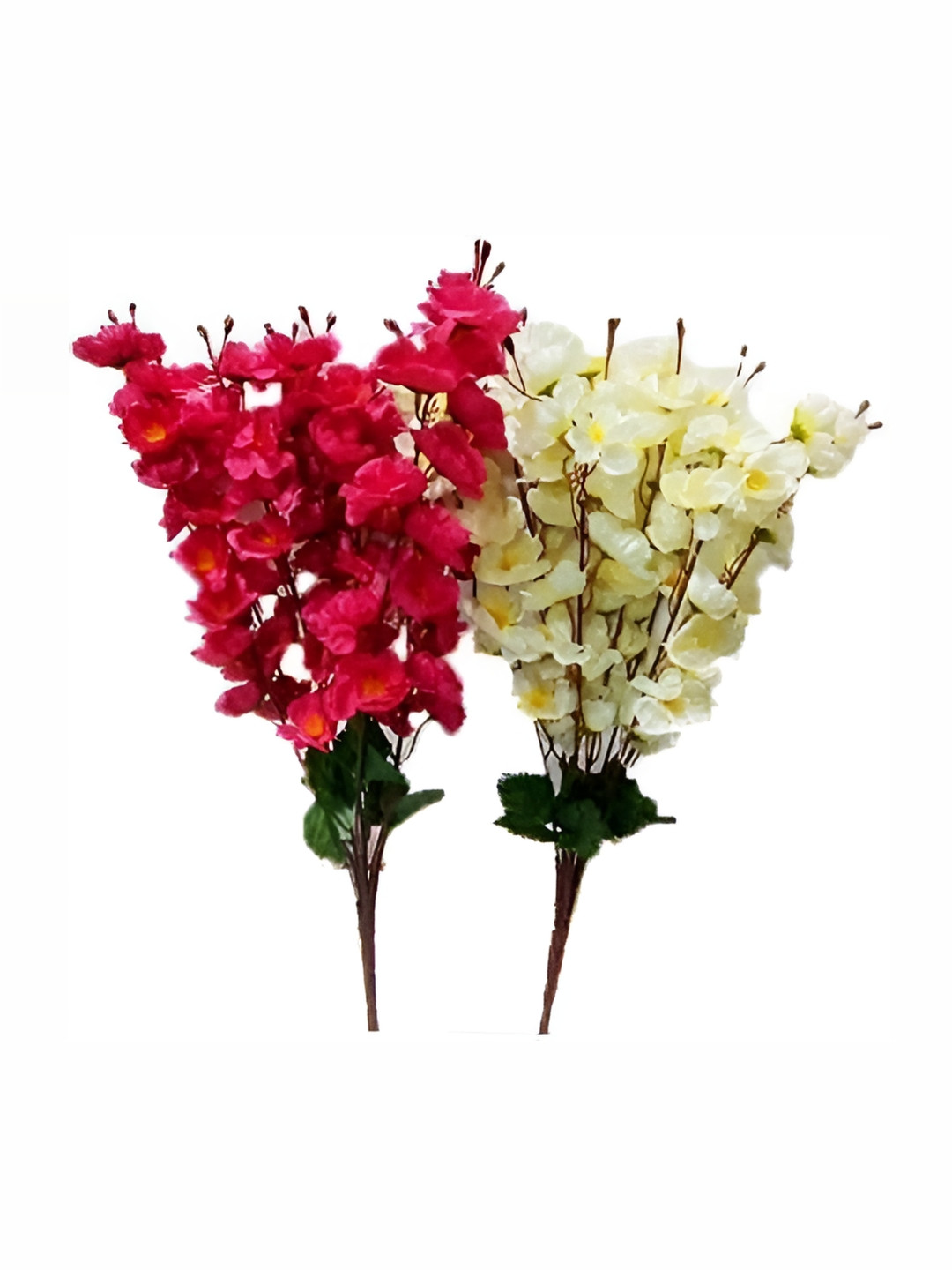 

WELL ART GALLERY Pink and White 9 Pieces Cherry Blossom Artificial Flowers
