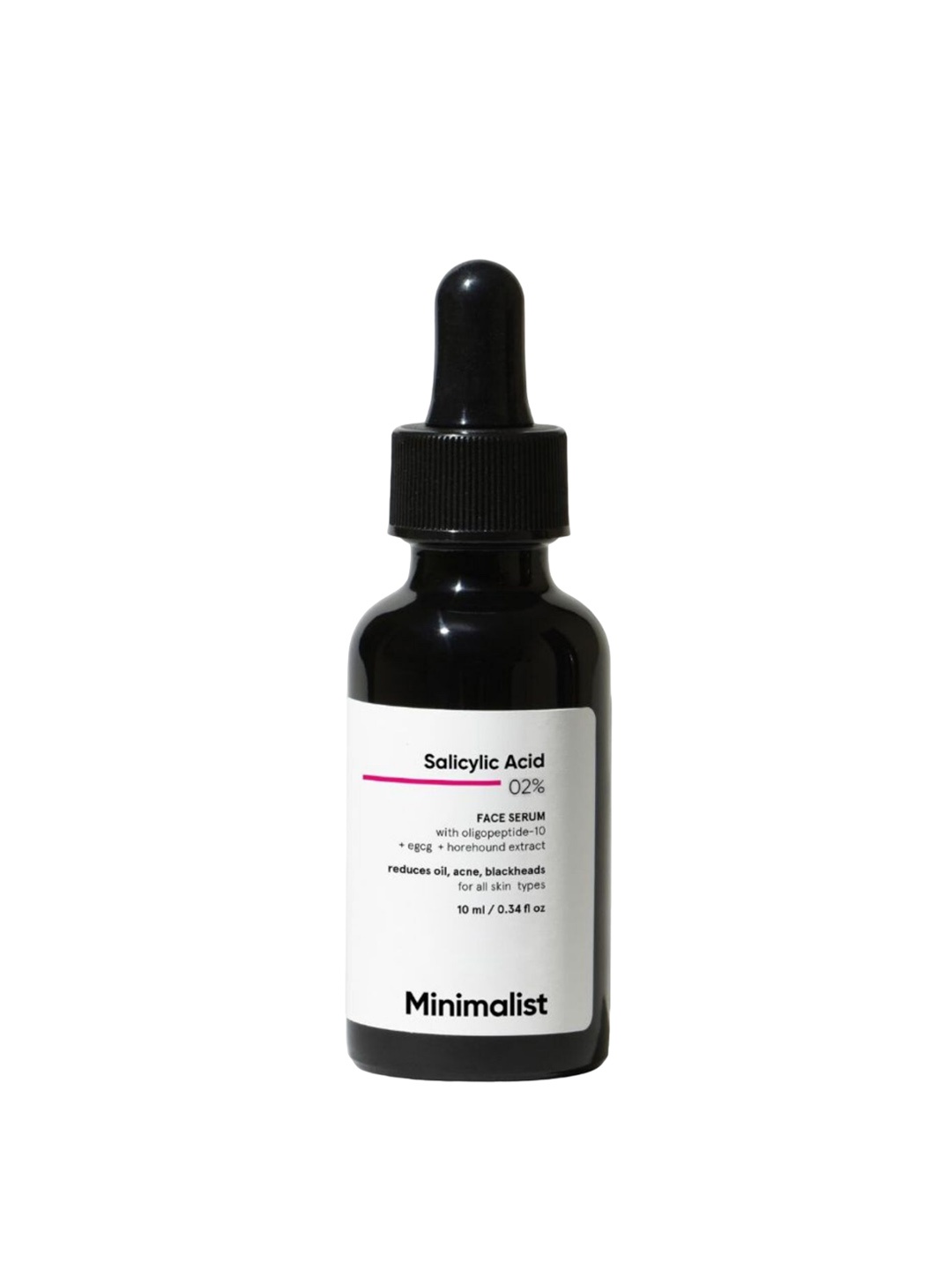 

Minimalist Salicylic Acid 2% Face Serum for Acne Free Skin - 10ml, Black
