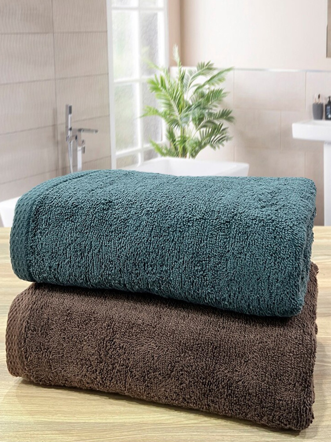 

LABHAM Unisex Green Bath Towels