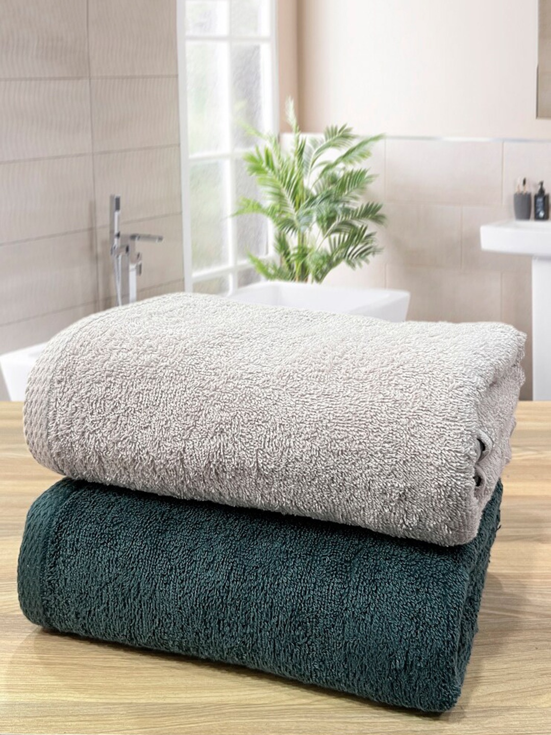 

LABHAM Unisex Green Bath Towels