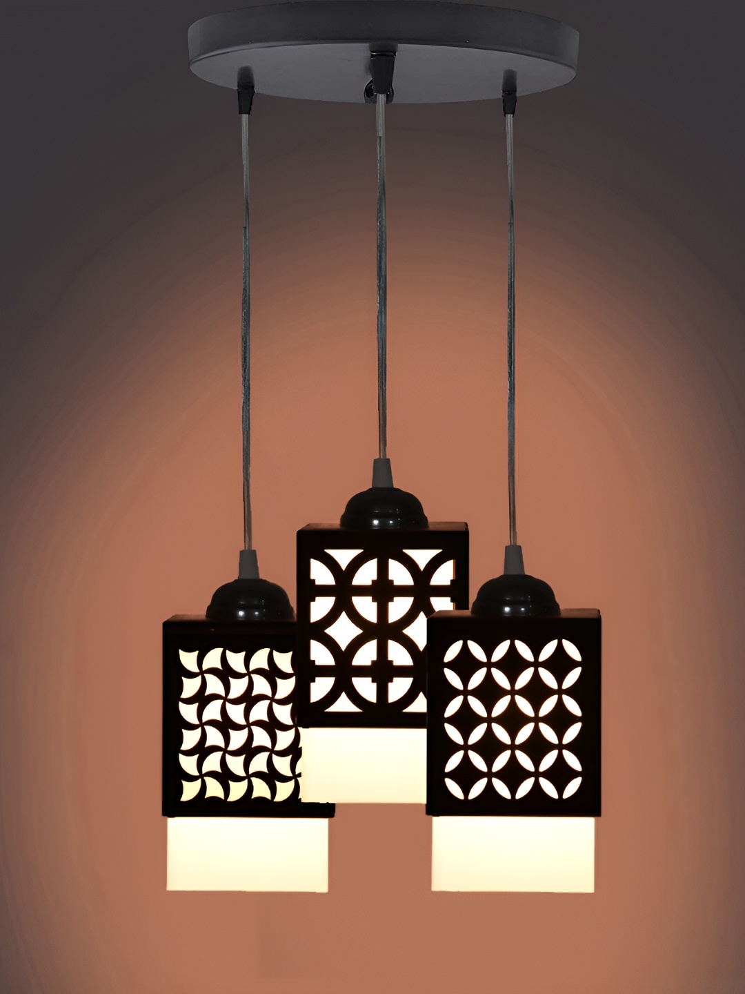 

Afast Black & White Wooden Contemporary Ceiling Lamp