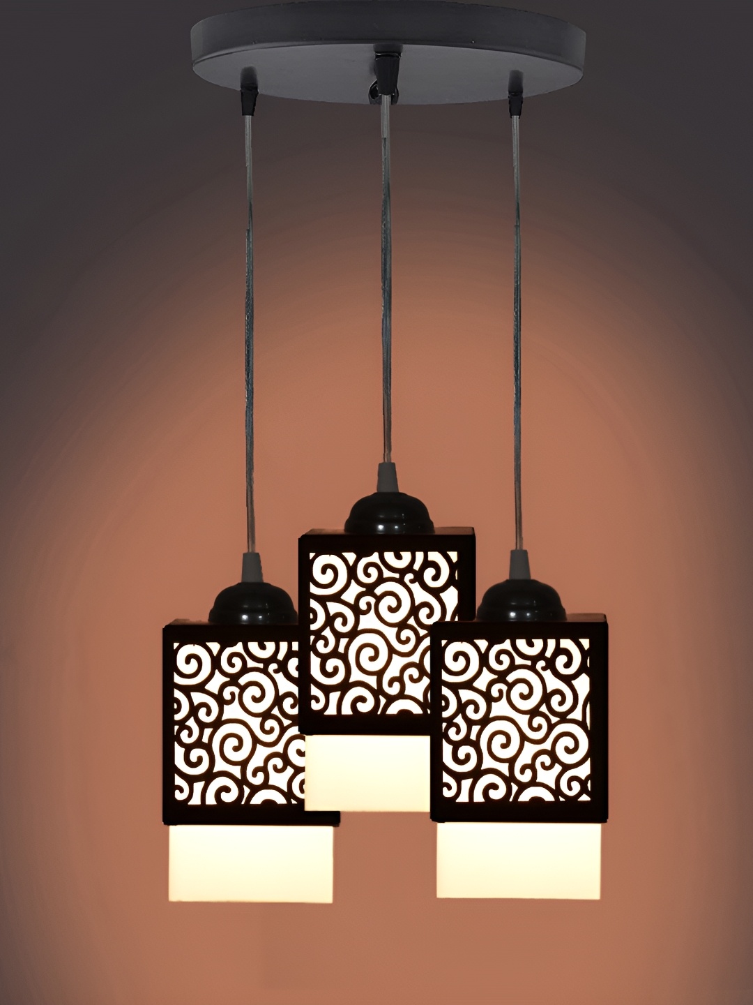 

Afast Black & White Contemporary Wooden Ceiling Lamp