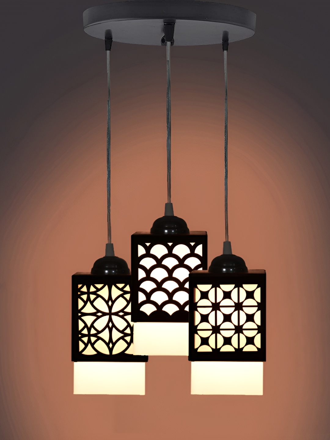 

Afast Black & White Textured Contemporary Ceiling Lamp