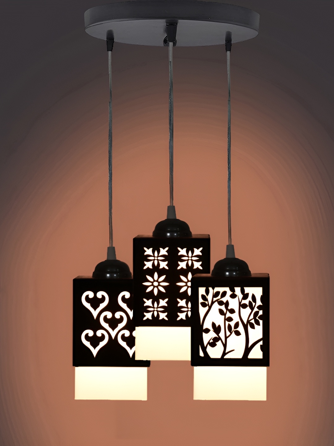 

Afast Black & White Wooden Contemporary Ceiling Lamp