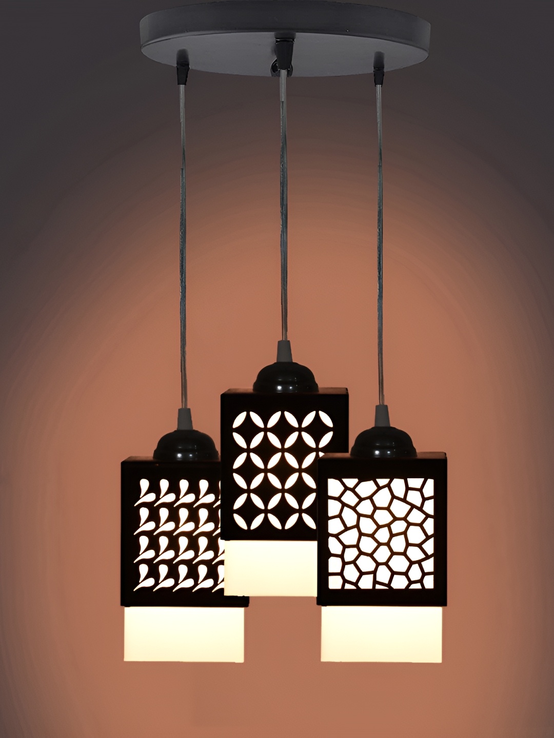 

Afast Black & White Textured Wooden Contemporary Ceiling Lamp