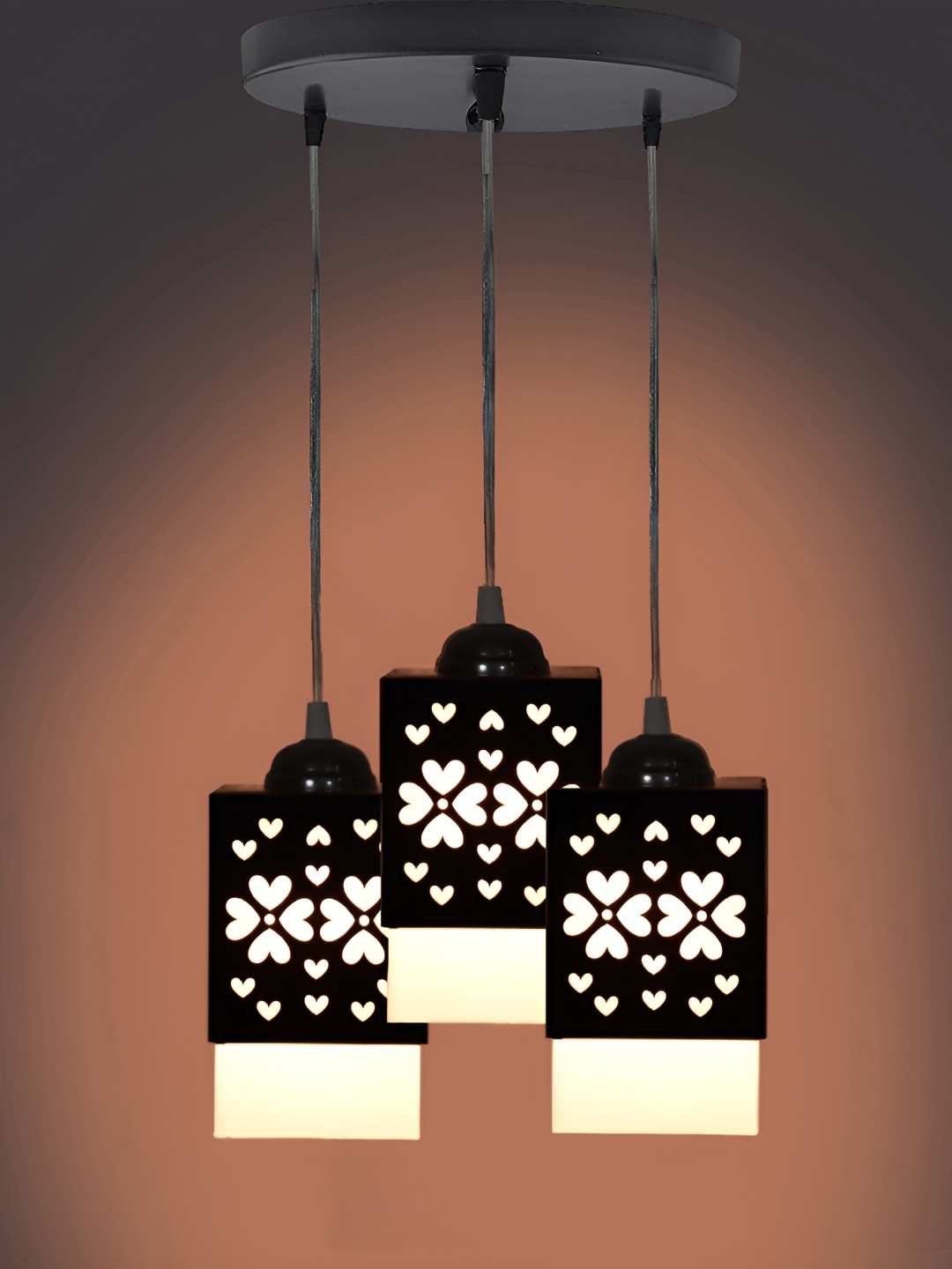 

Afast Black & White Wooden Rectangle Contemporary Ceiling Lamp