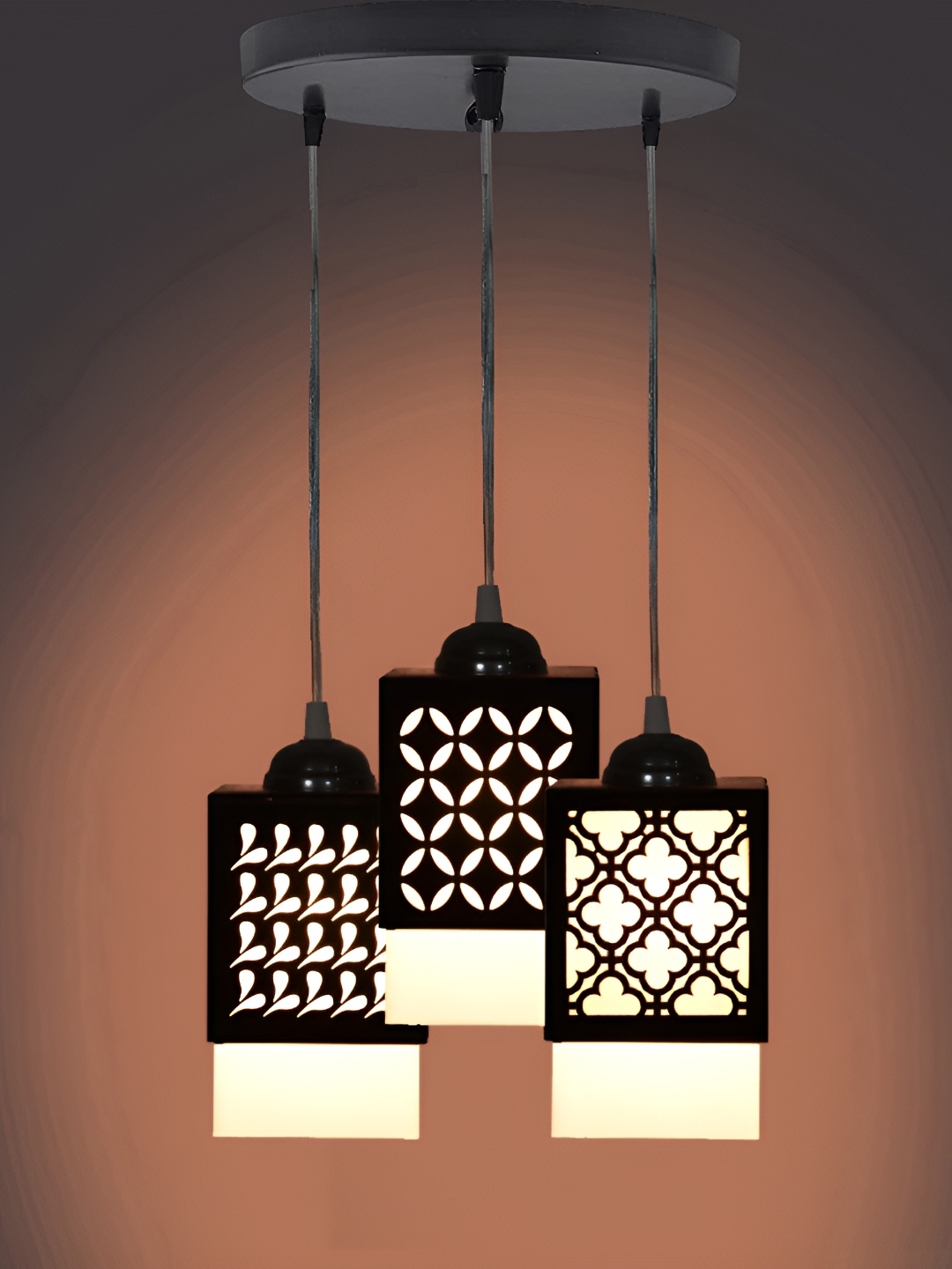 

Afast Black & White Textured Contemporary Ceiling Lamp
