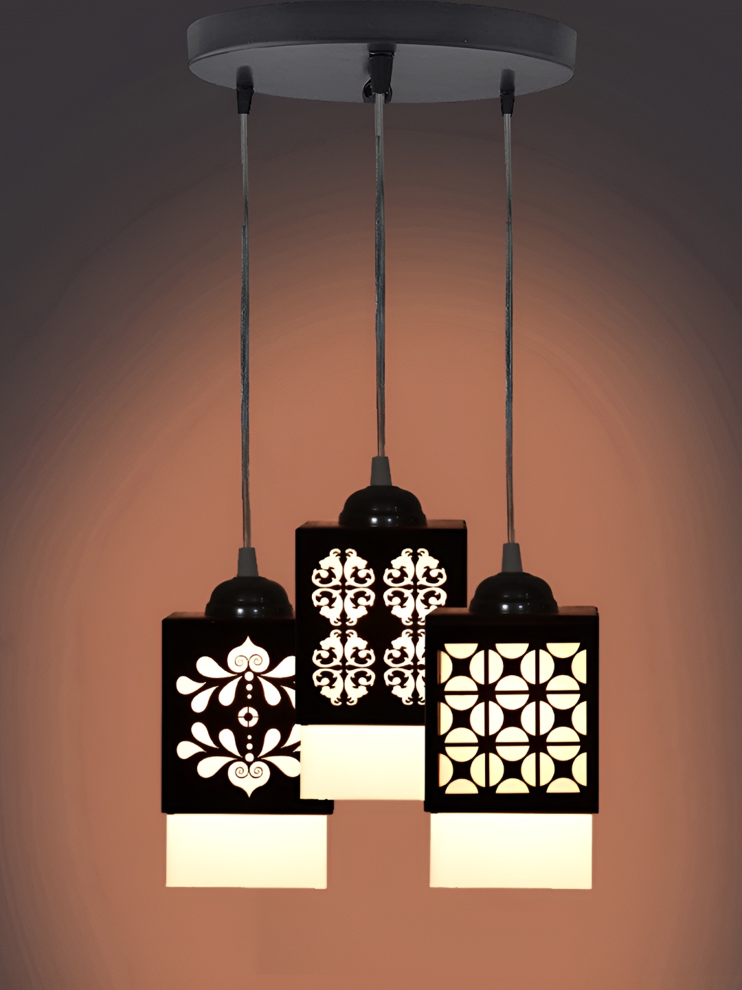 

Afast Black & White Textured Wooden Contemporary Ceiling Lamp