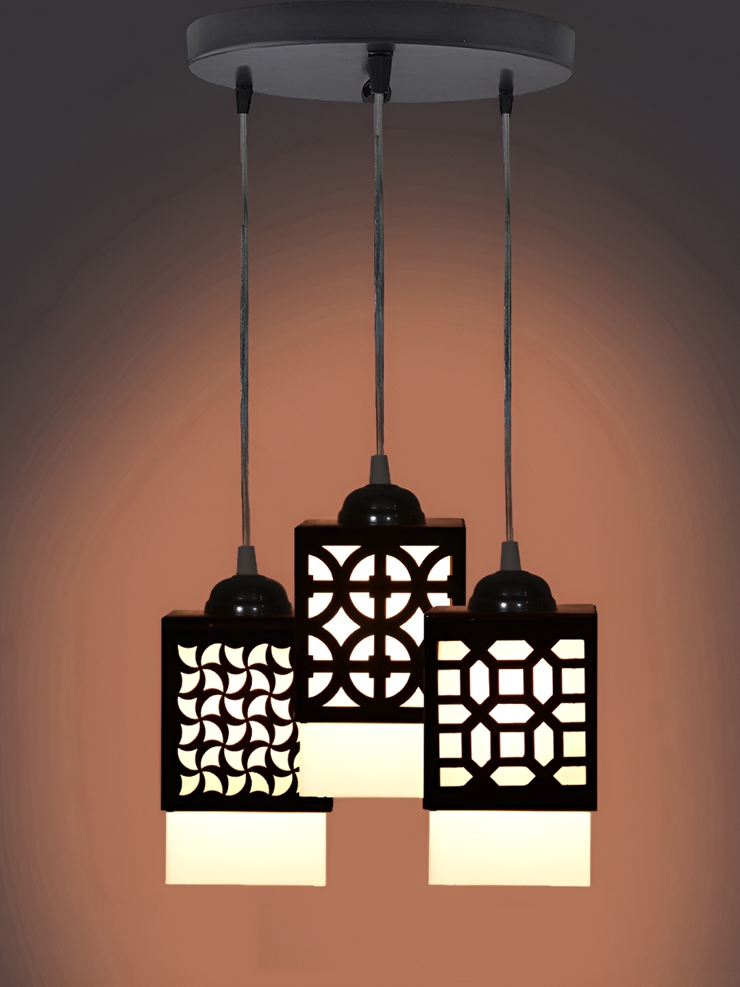 

Afast Black & White Wooden Contemporary Ceiling Lamp