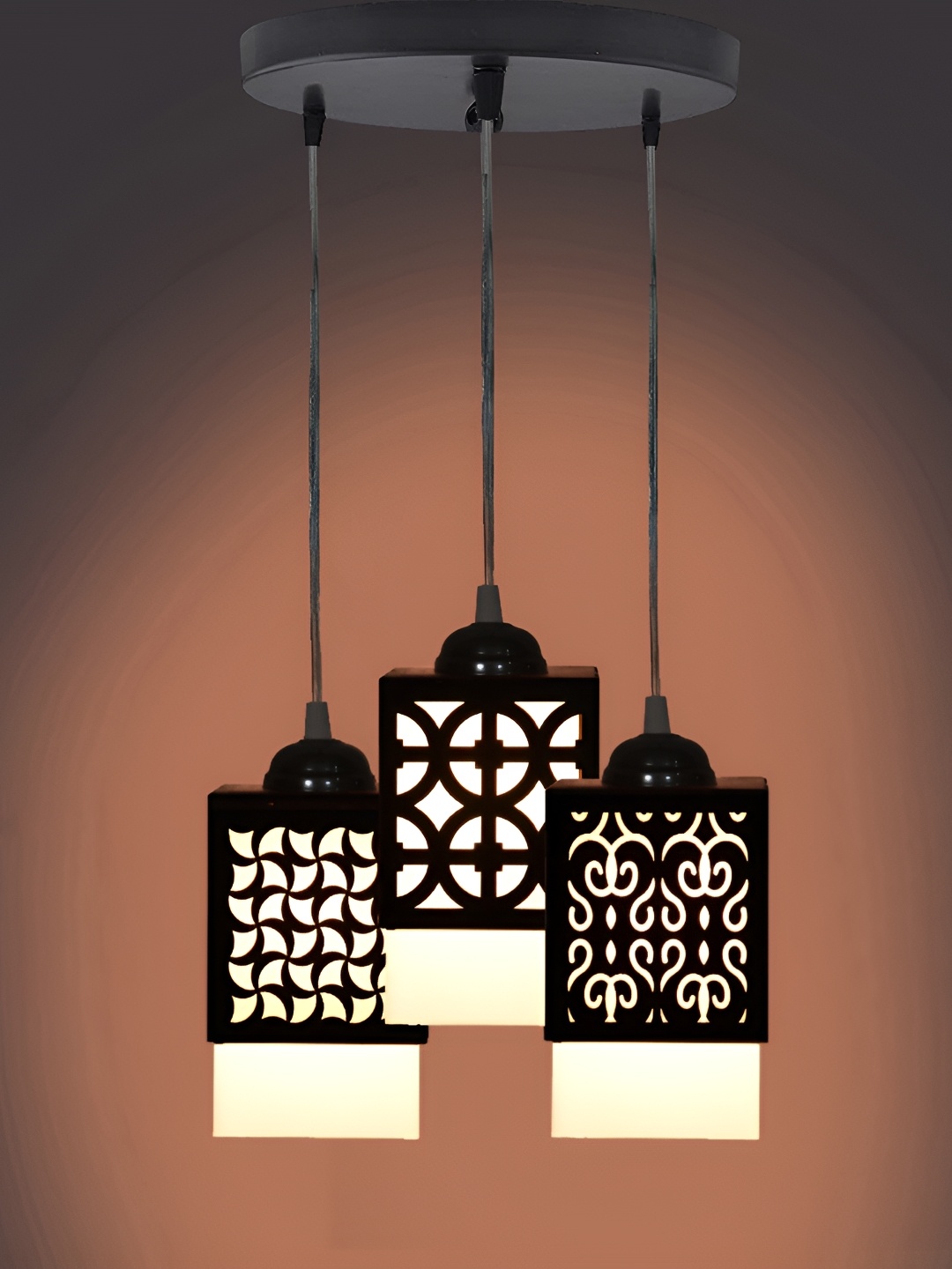 

Afast Black & White Wooden Contemporary Ceiling Lamp