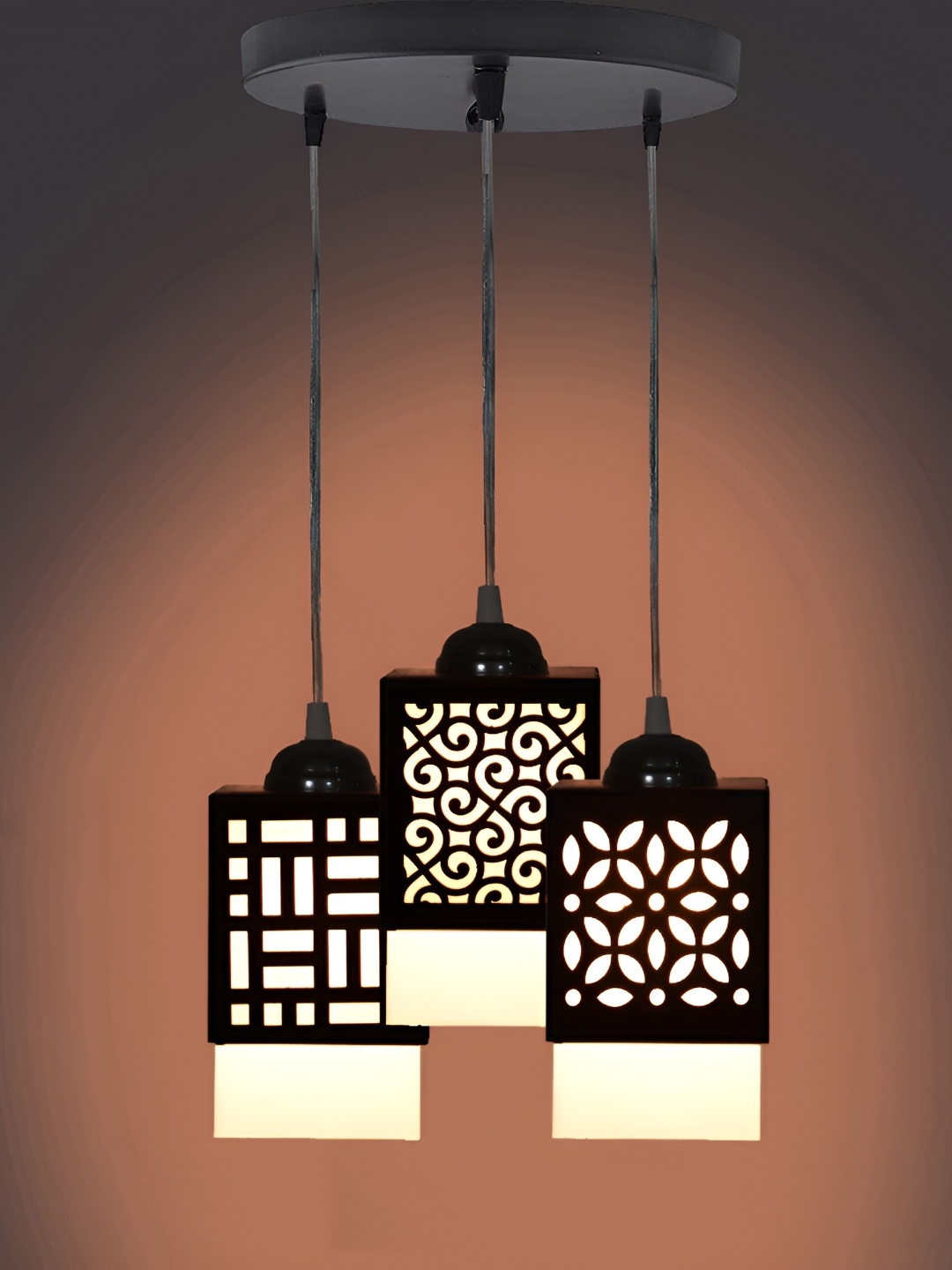 

Afast Black & White Textured Rectangular Shaped Contemporary Ceiling Lamp