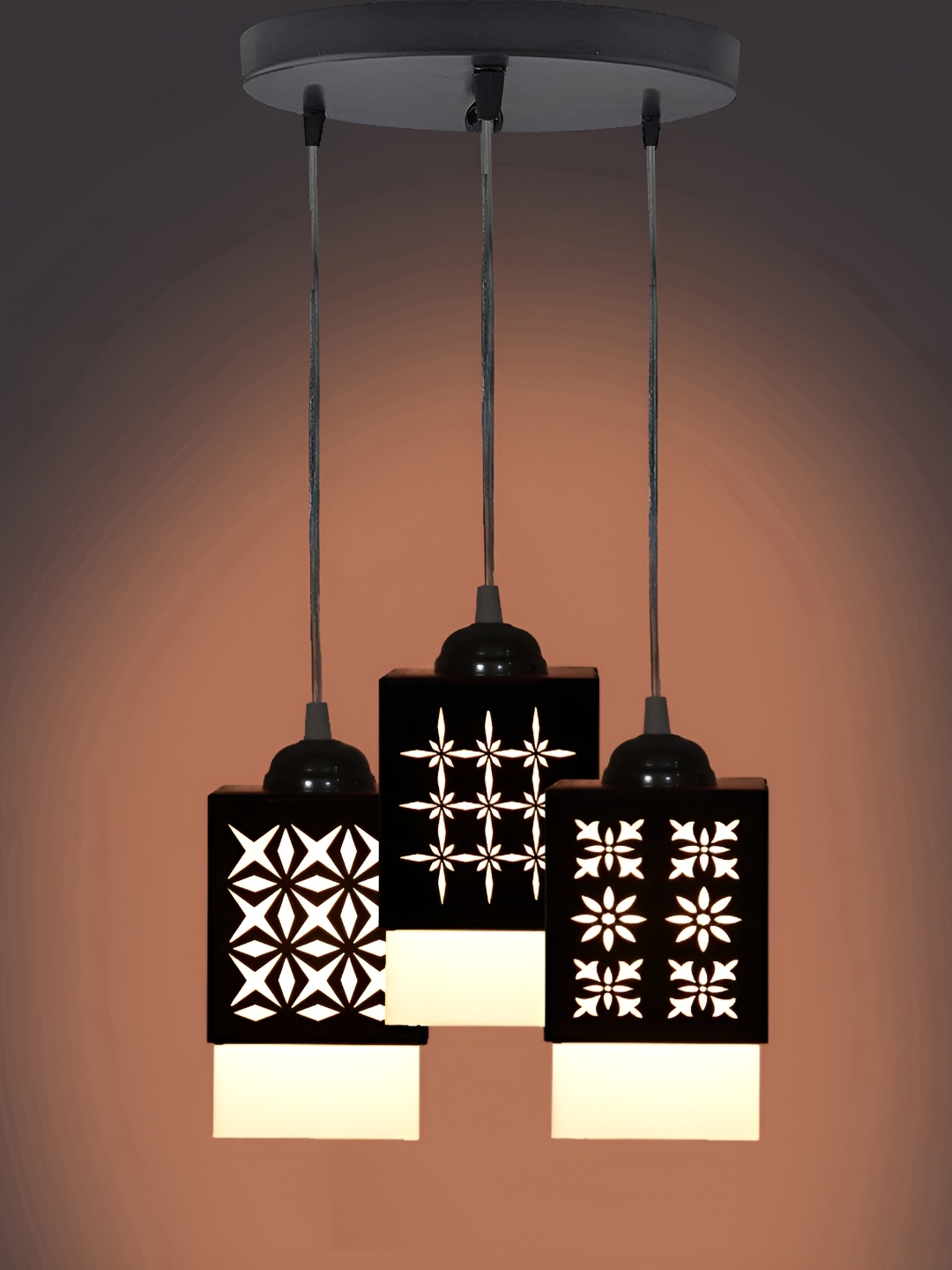 

Afast Black & White Textured Rectangular Shaped Contemporary Ceiling Lamp