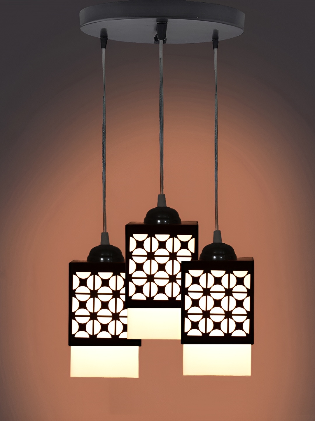 

Afast Black & White Wooden Contemporary Ceiling Lamp