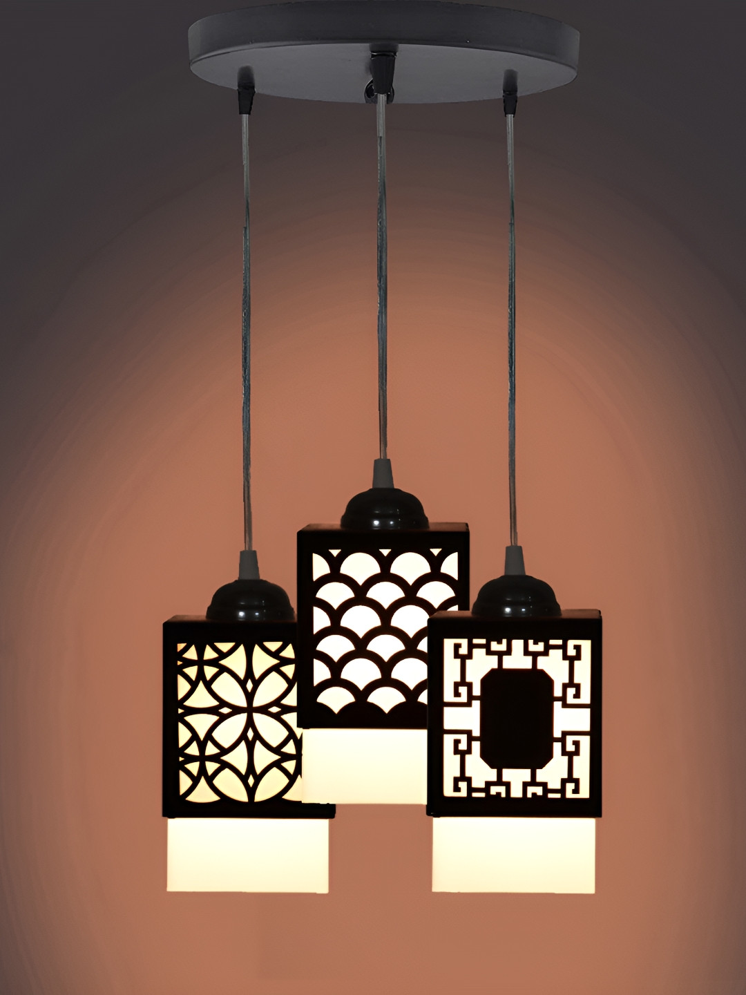 

Afast Black & White Textured Contemporary Ceiling Lamp