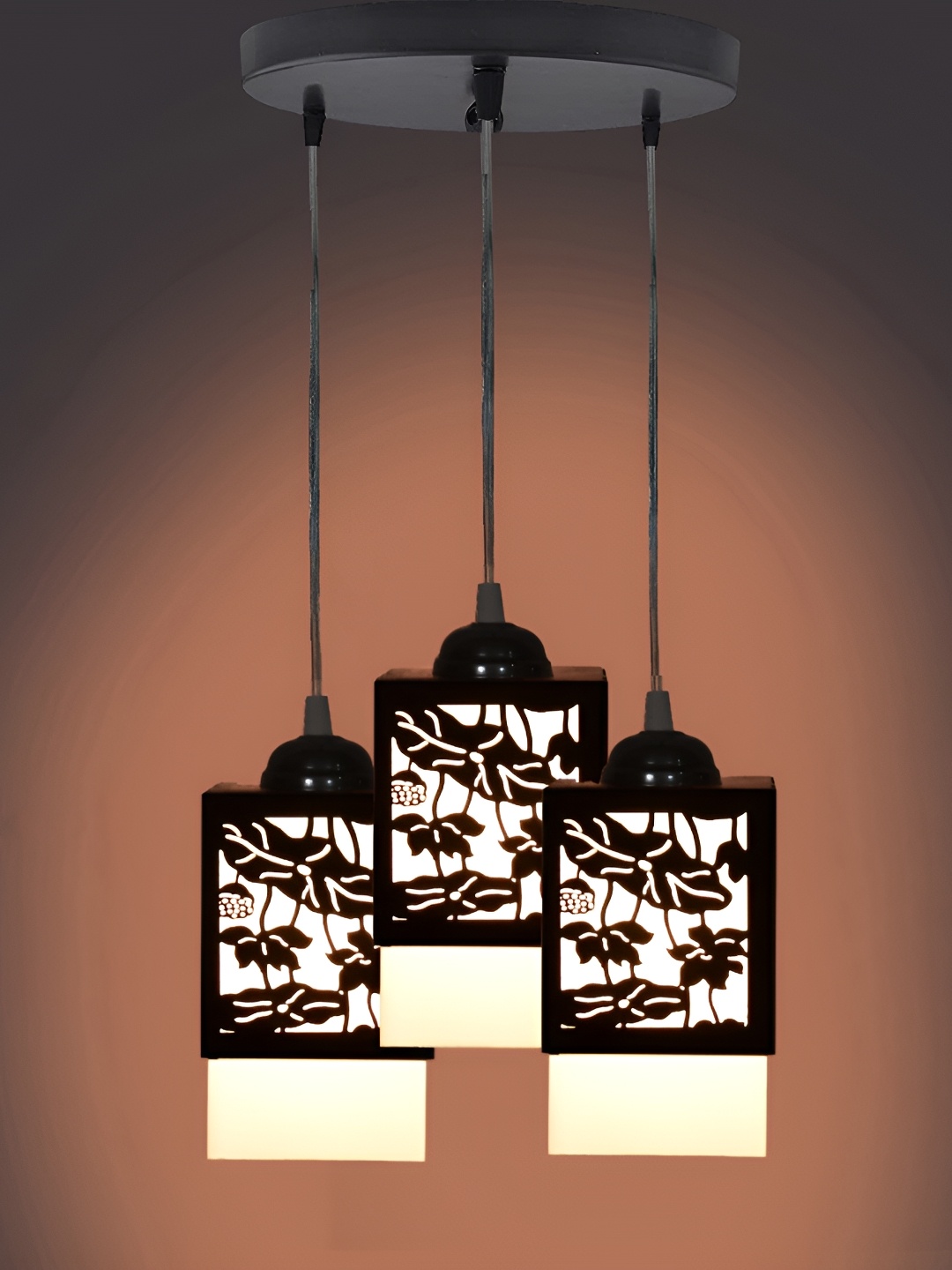 

Afast Black & White Textured Ceiling Lamp