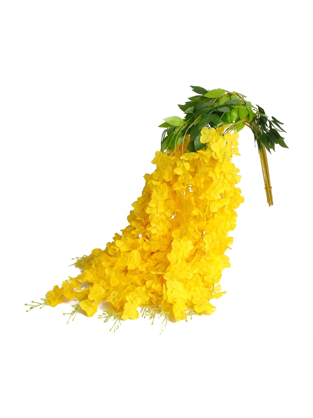 

WELL ART GALLERY Yellow 5 Pieces Hanging Blossom Artificial Flower