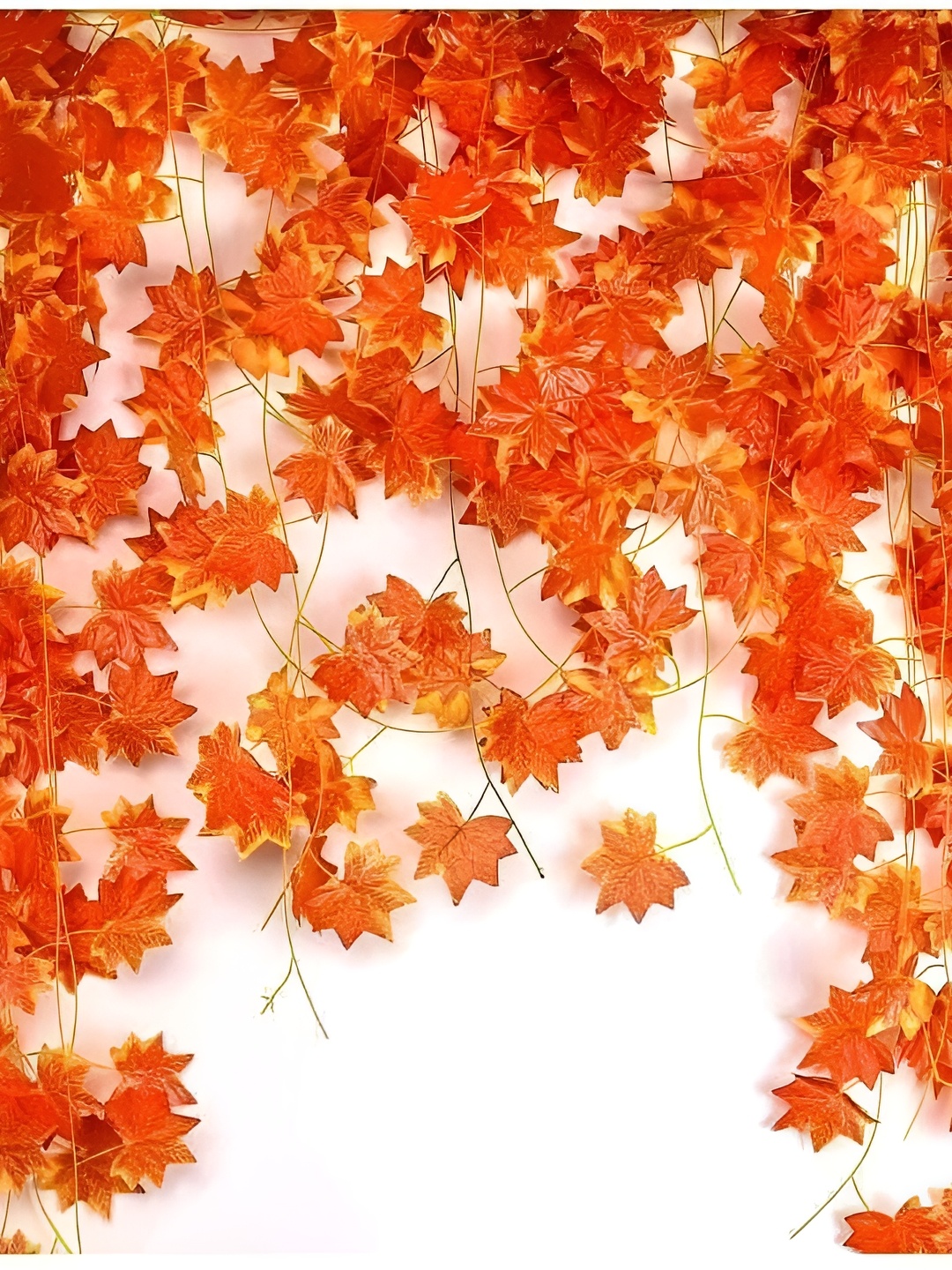

WELL ART GALLERY Orange Artificial Maple Leaves