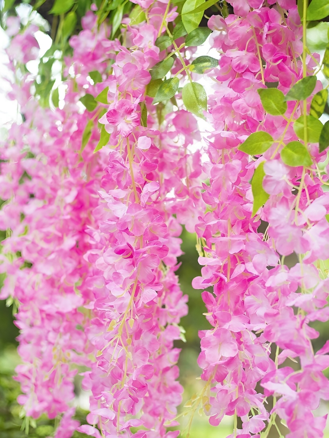 

WELL ART GALLERY Pink 6 Pieces Hanging Blossom Artificial Flower