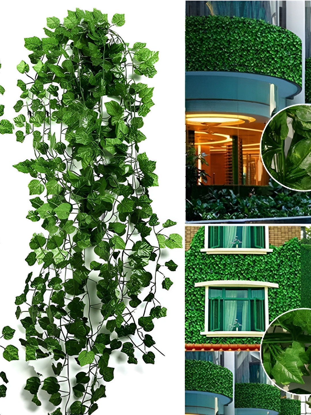 

WELL ART GALLERY Green 3 Pieces Money Artificial Plants
