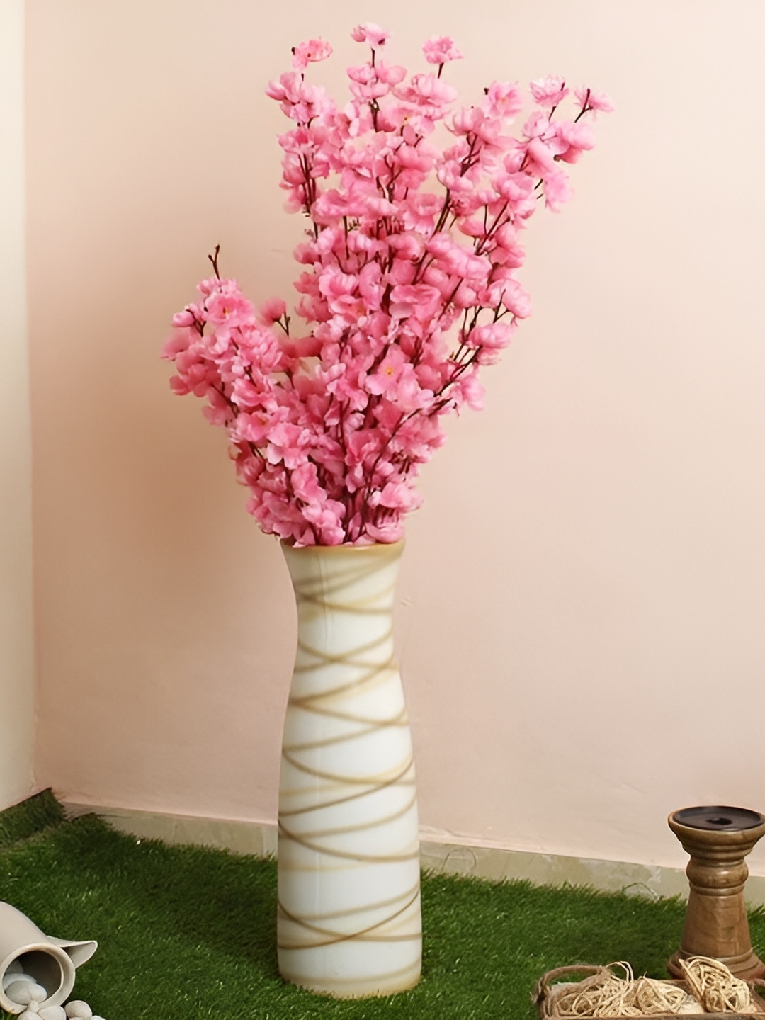 

WELL ART GALLERY Pink Cherry Blossom Artificial Flower
