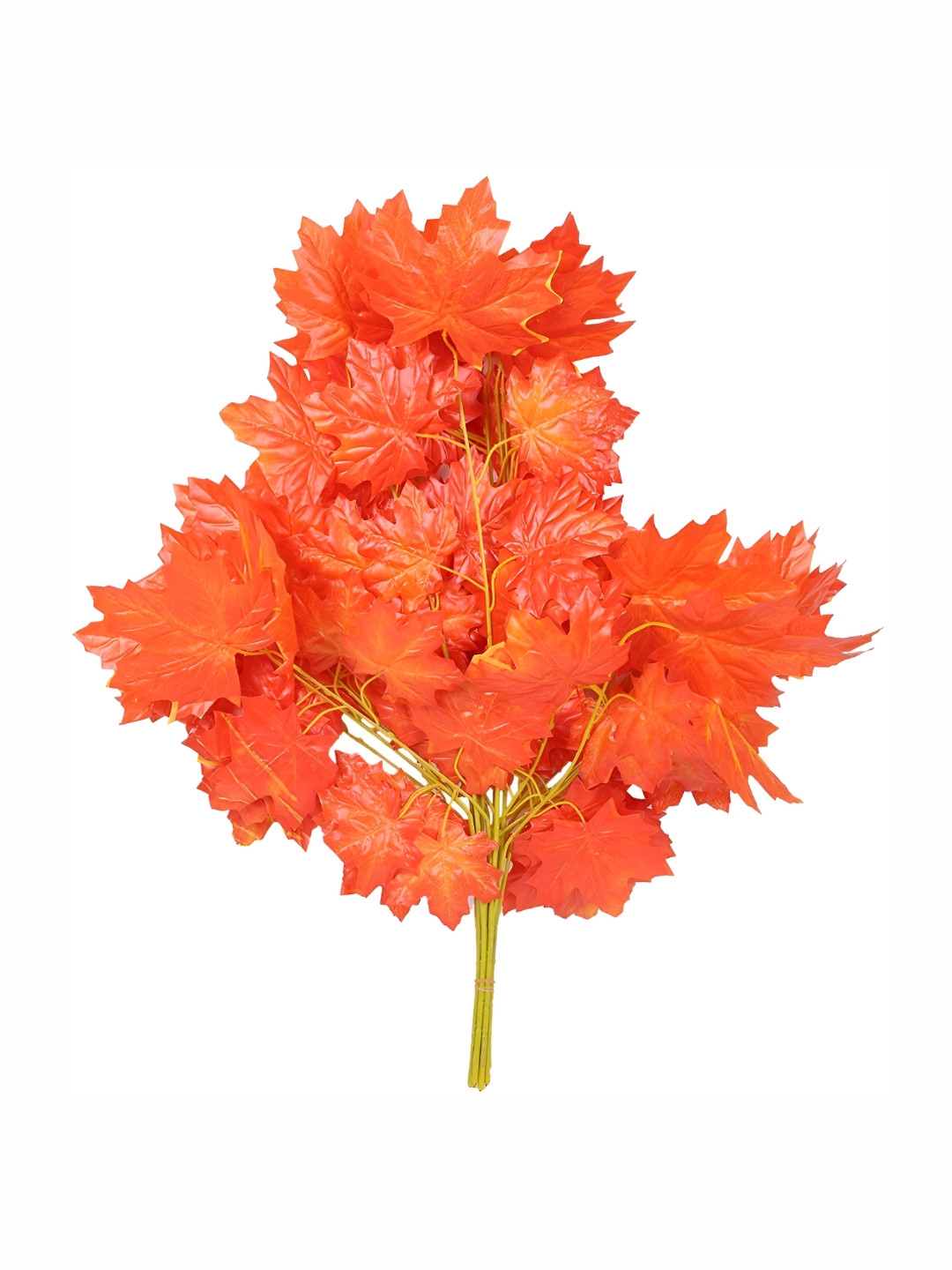 

WELL ART GALLERY Orange 6 Pieces Maple Artificial Plants