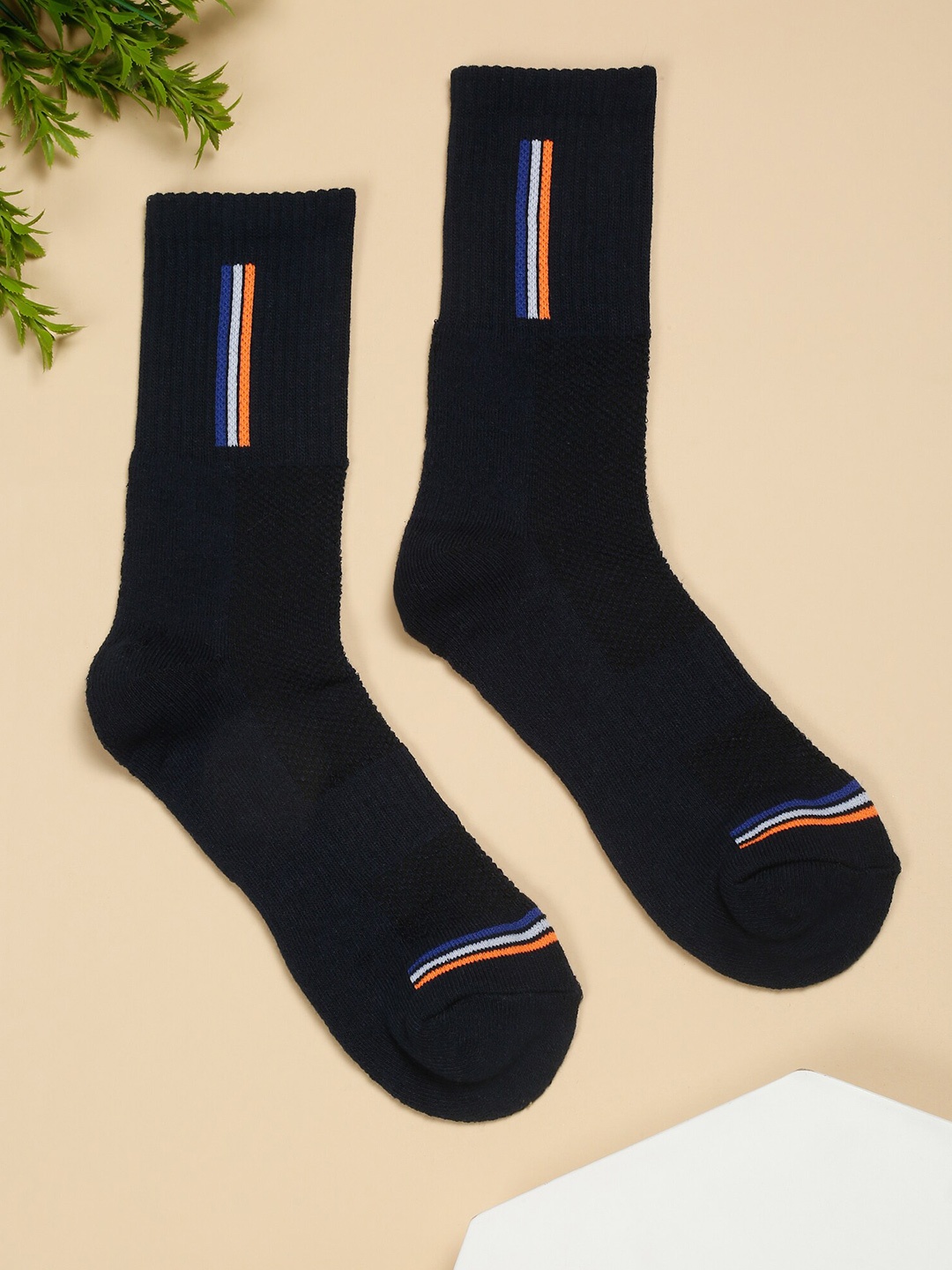 

Cantabil MPack Of 5 Crew Length Socks, Blue