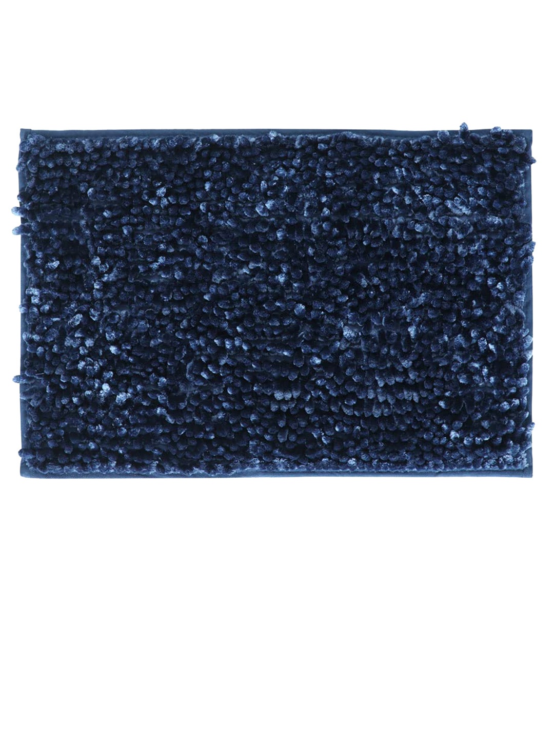 

Villedomo Blue Microfiber Anti-Skid Bath Rugs