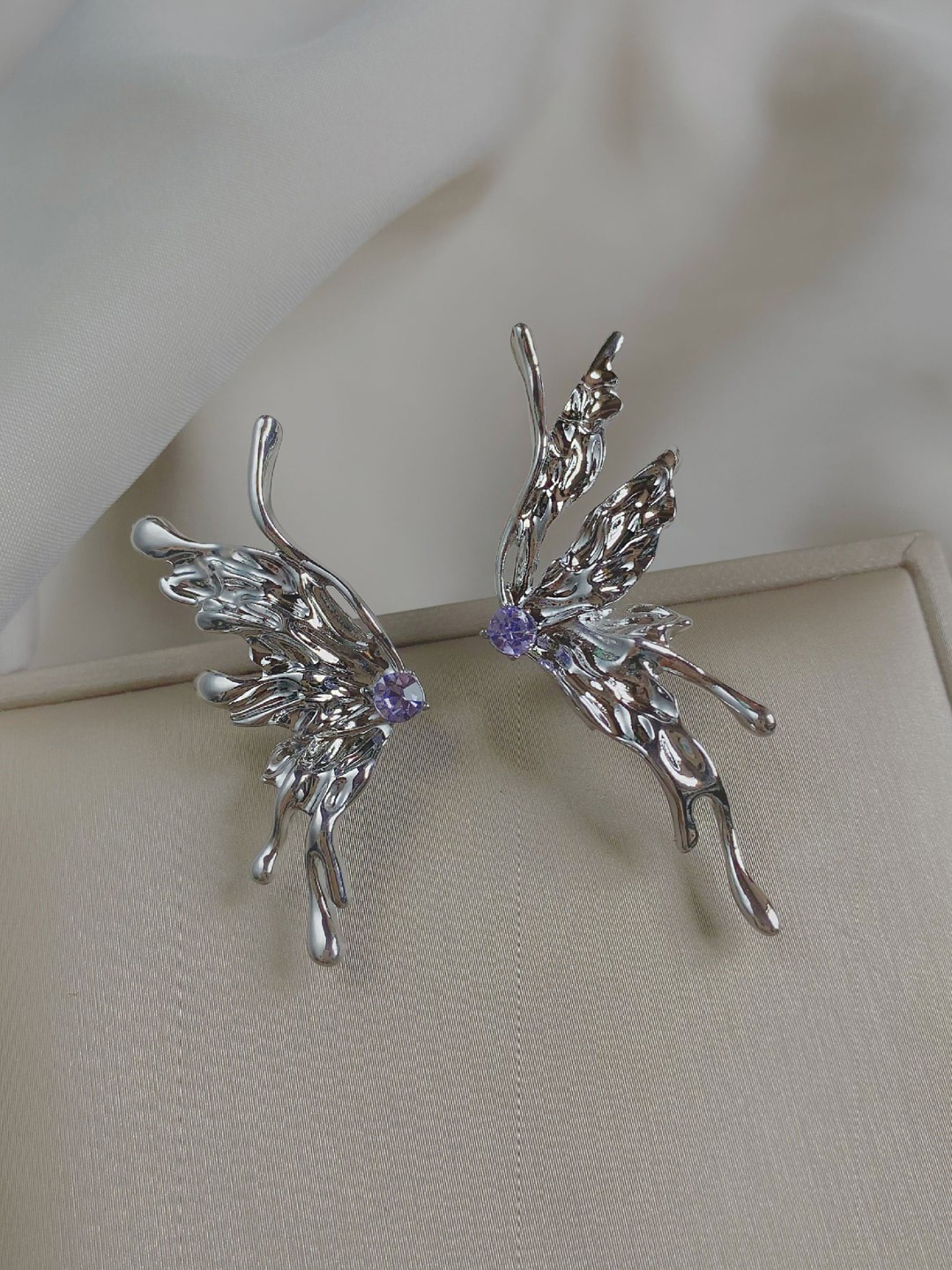 

FIMBUL Classic Drop Earrings, Silver