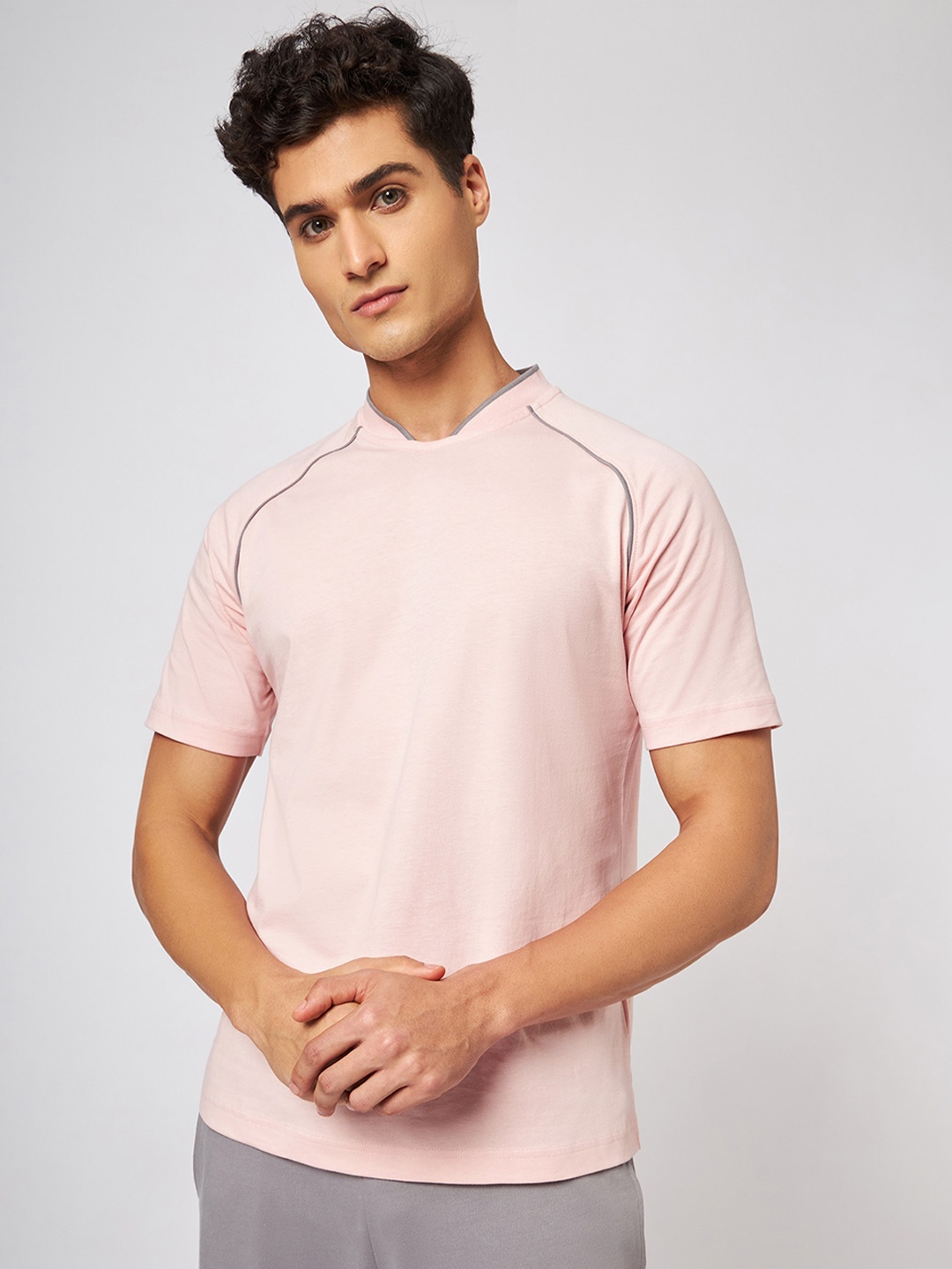 

CAVA Round Neck T-shirt With Shorts, Pink