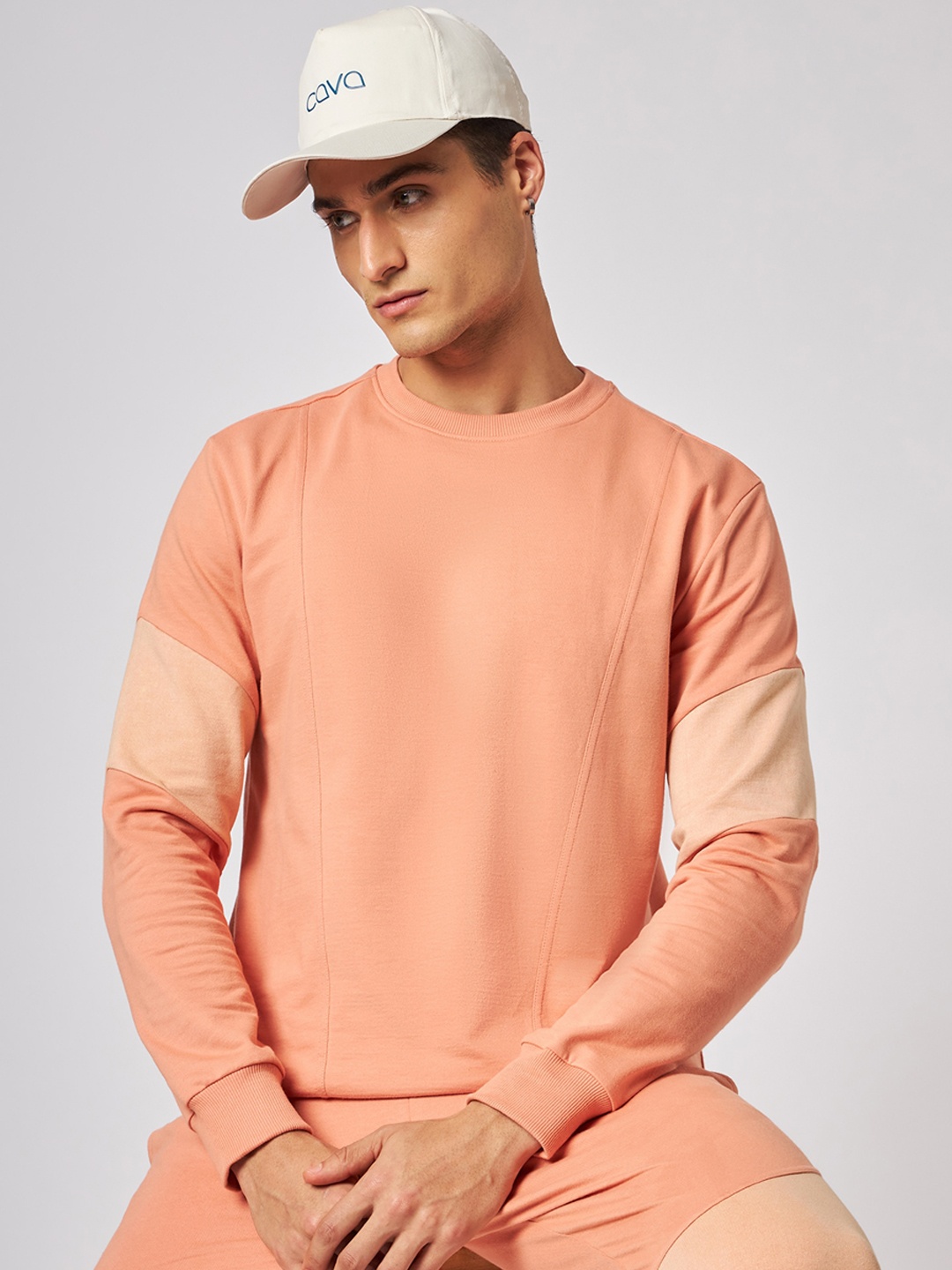 

CAVA Round Neck Sweatshirt & Joggers, Orange