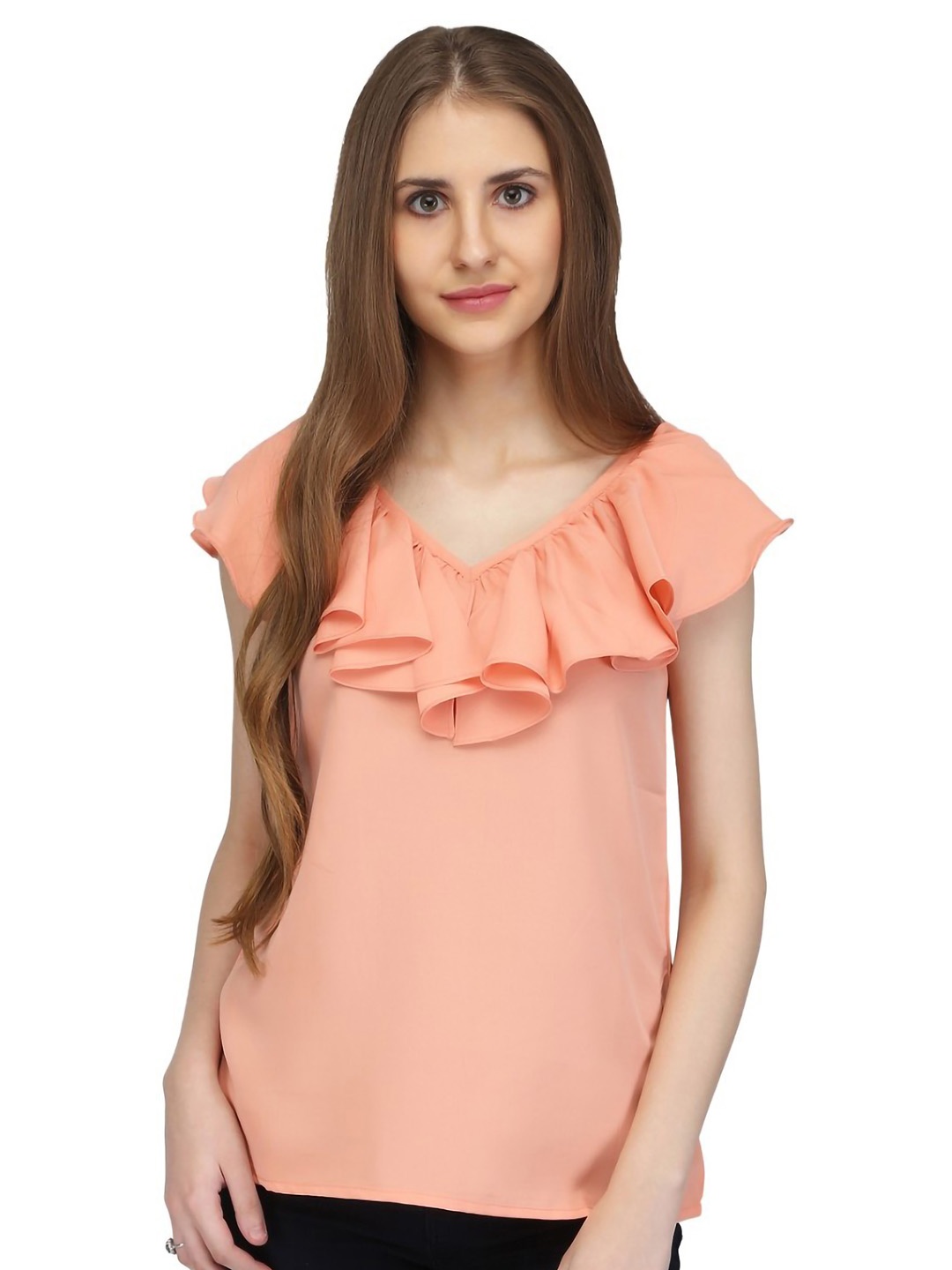 

Karmic Vision Crepe Top, Pink