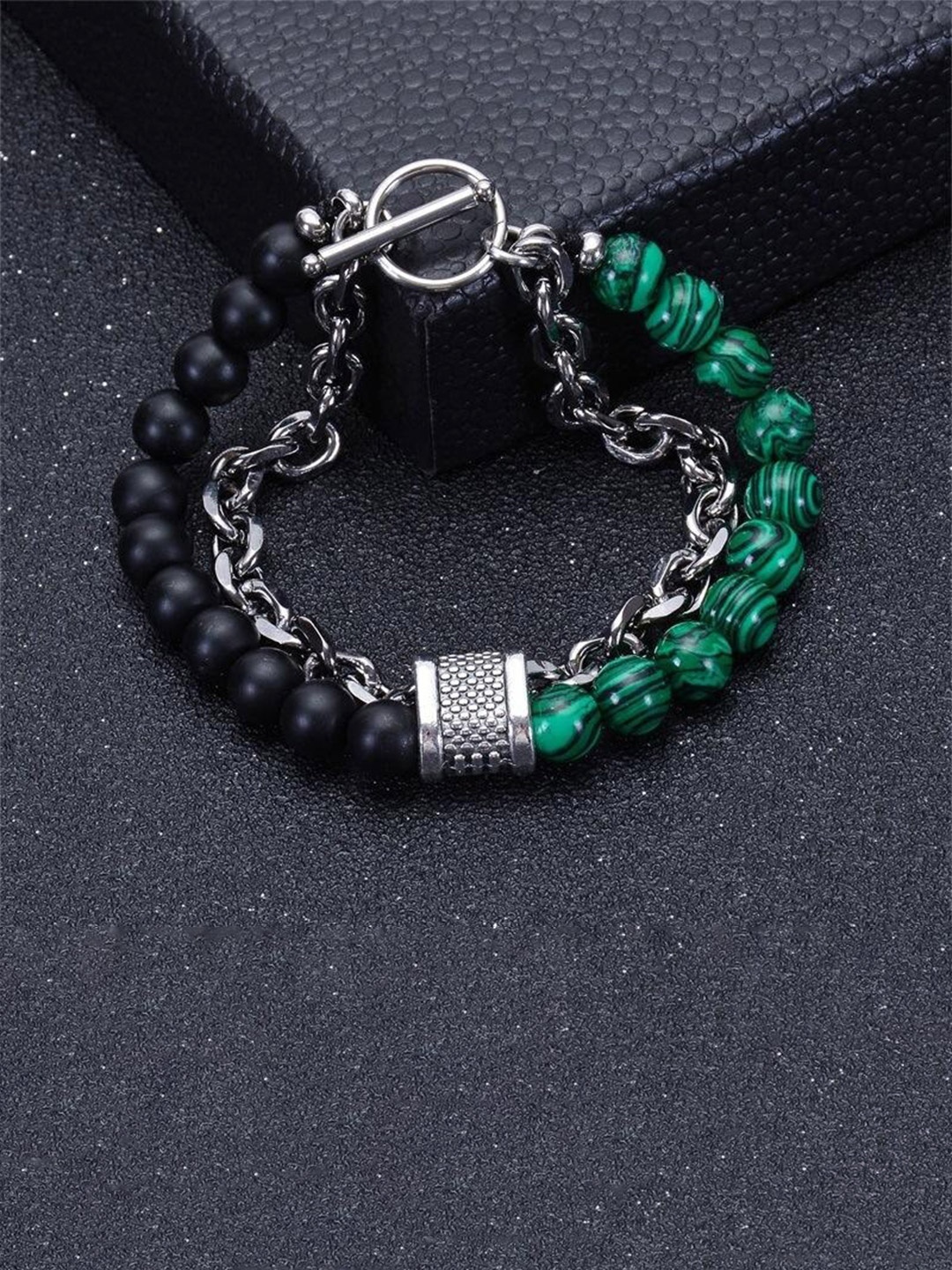 

VIEN Unisex Silver-Plated Link Bracelet