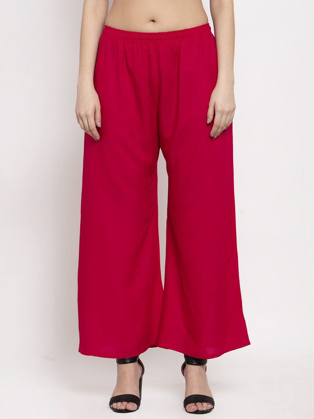 

Miaz Lifestyle Women Palazzos, Pink