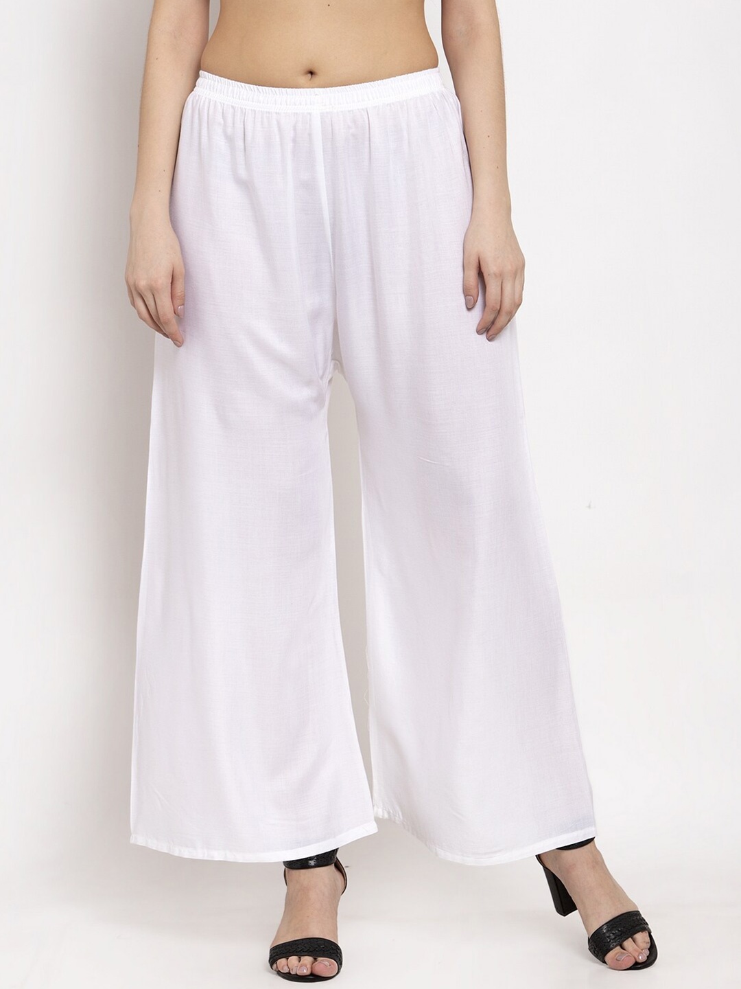 

Miaz Lifestyle Women Palazzos, White