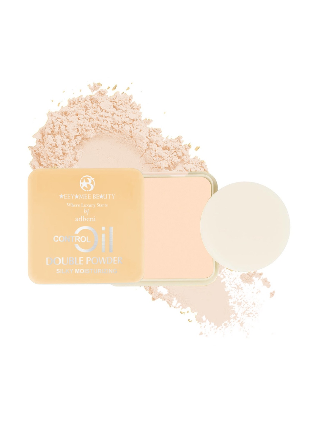 

Adbeni Control Oil Matte Double Compact Powder - 20g - Shade 02, Beige