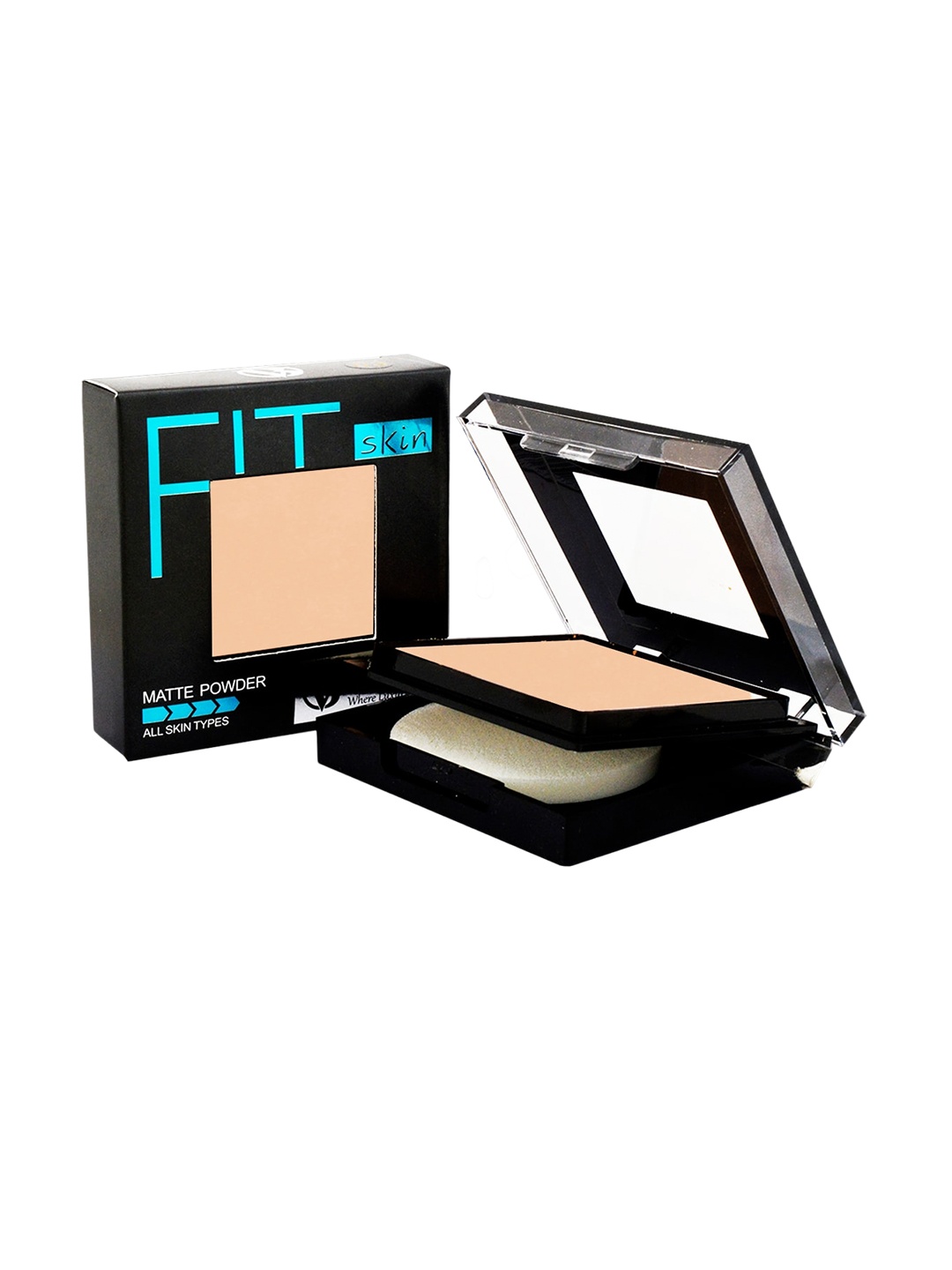 

Adbeni Fit Skin Matte Compact Powder - 12g - Shade 02, Beige